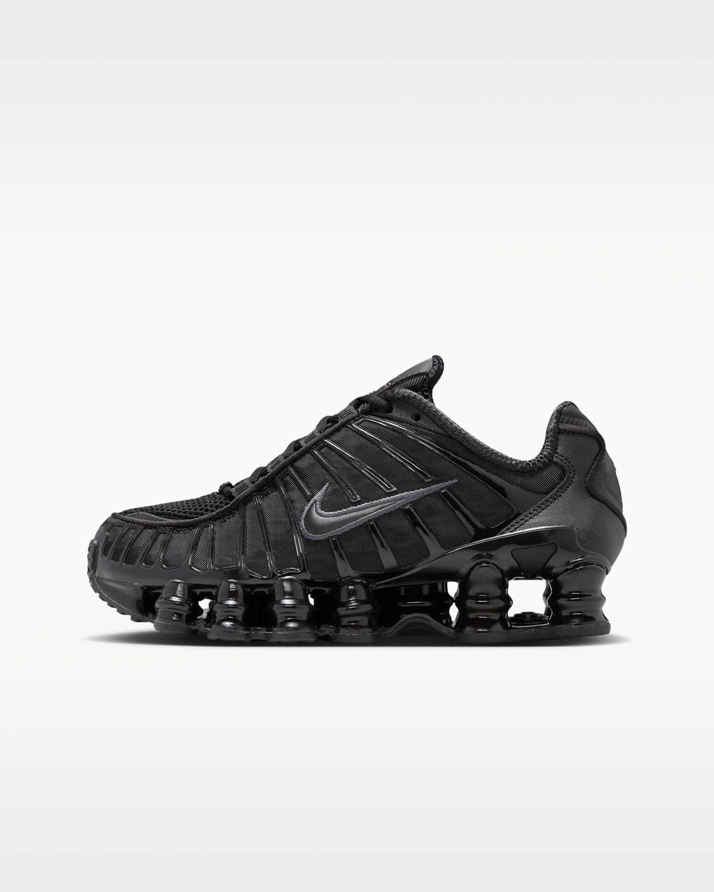 Детские кроссовки Nike Shox TL, цвет: Чёрный / Металлик — фото 9