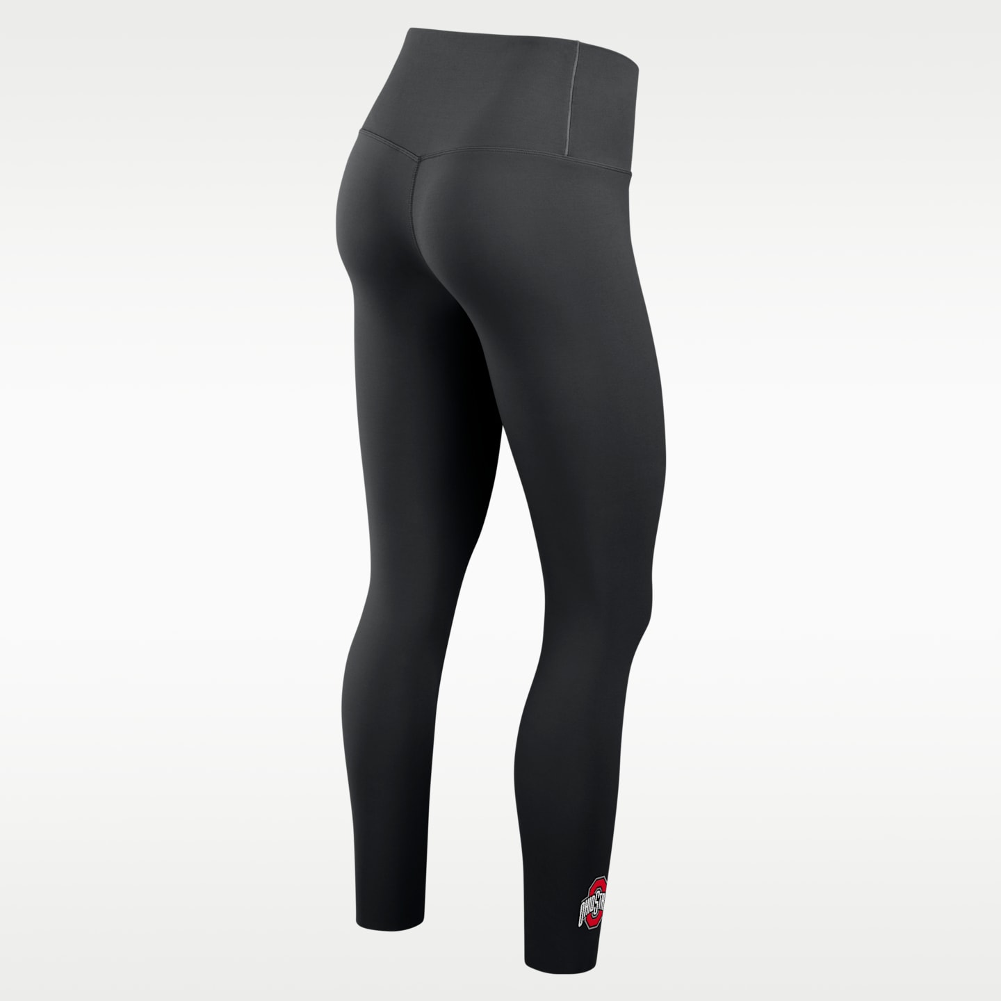 Женские легинсы Nike Ohio State Zenvy Dri-FIT с высокой посадкой, длина 7/8, цвет: Чёрный — фото 2