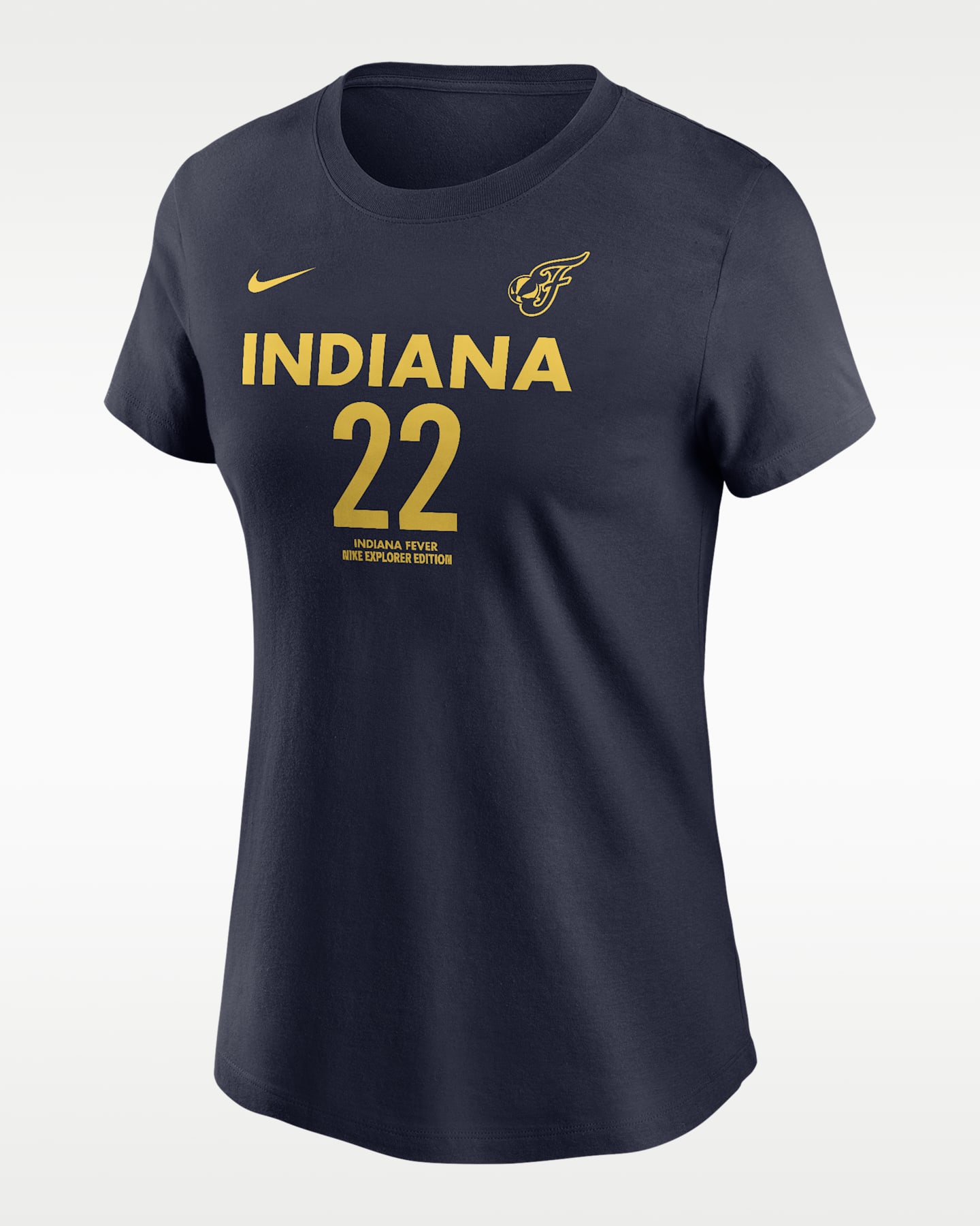 Женская футболка Nike Caitlin Clark Indiana Fever WNBA, цвет: Тёмно-синий — фото 3