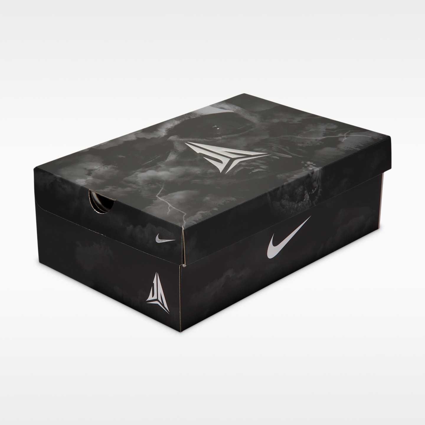 Детские кроссовки Nike Ja 4 "Nightmare" Big Kids' Basketball, цвет: Чёрный / Кобальтовый, вариант 1 — фото 9