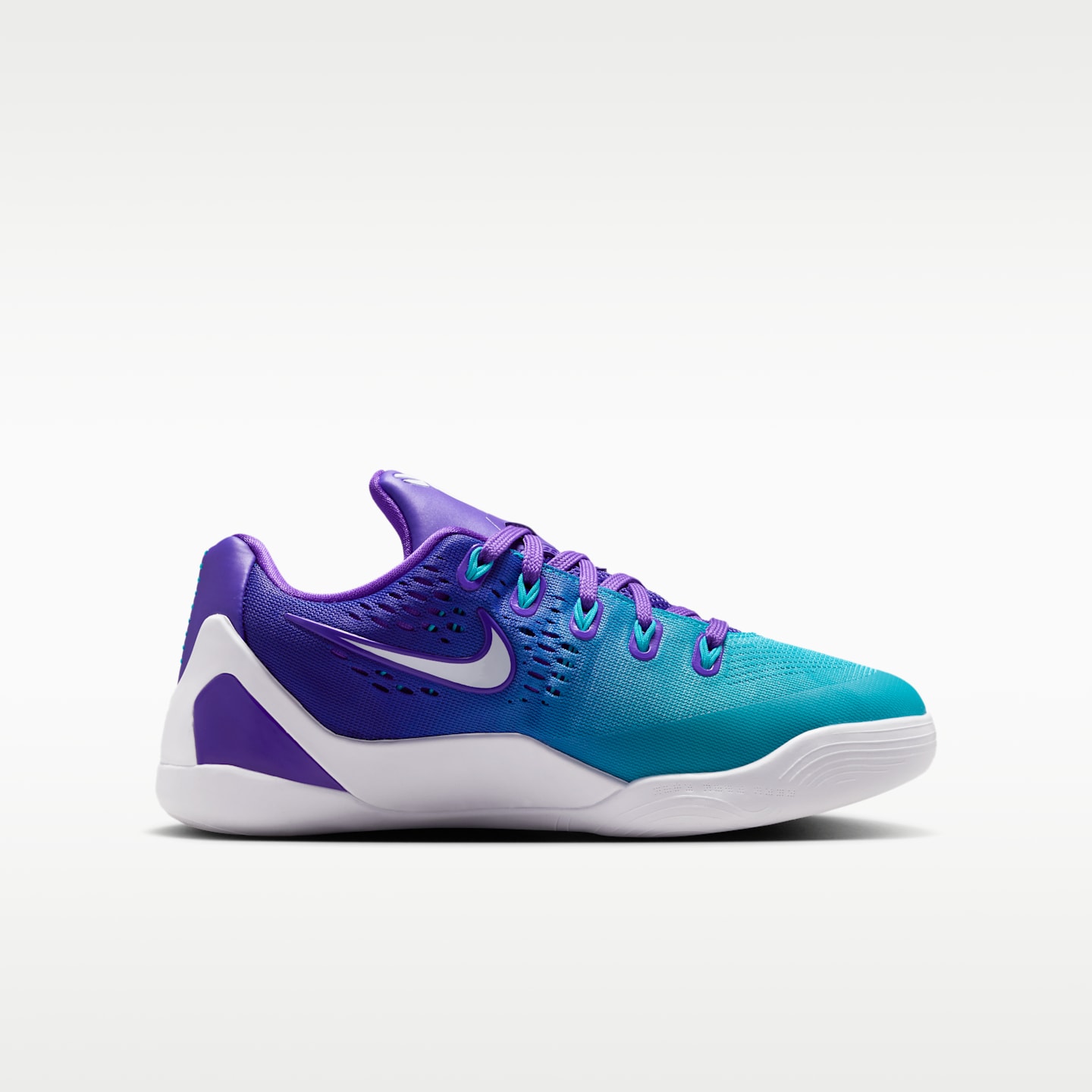 Детские кроссовки Nike Kobe IX Big Kids' Basketball, цвет: Фиолетовый / Белый — фото 3