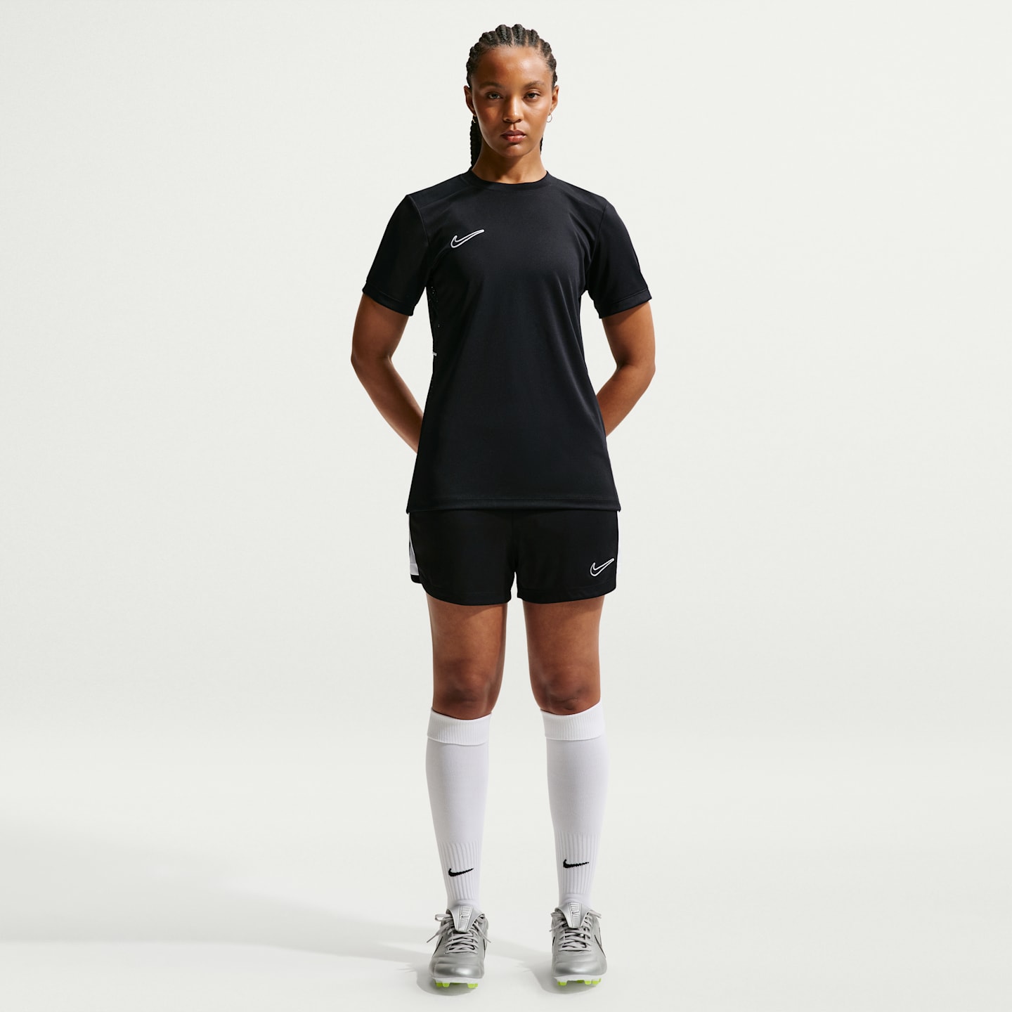 Женский топ Nike Academy Dri-FIT Soccer Top, цвет: Чёрный / Белый — фото 4
