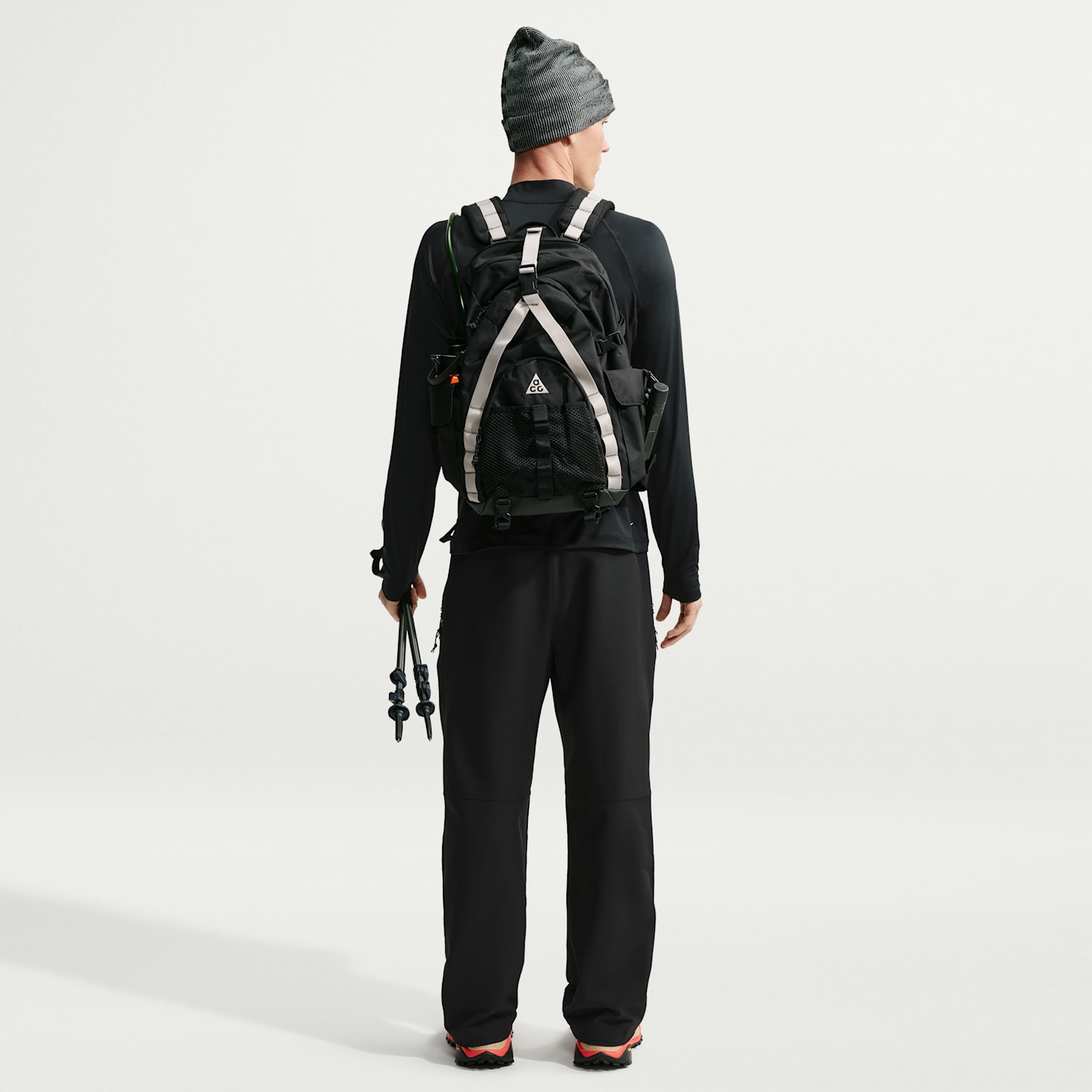 Мужские брюки для походов Nike ACG Cloud Trekker, цвет: Чёрный / Снежный белый — фото 4