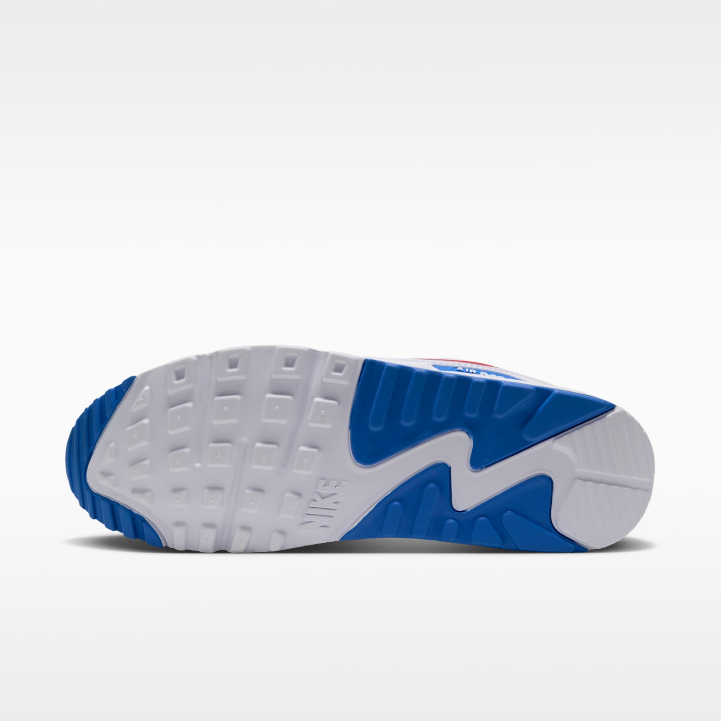 Мужские кроссовки Nike Air Max 90 (Houston Texans) NFL, цвет: Белый / Синий — фото 2