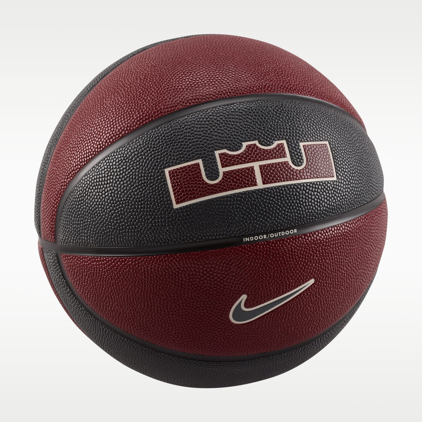 Мяч Nike LeBron All-Court 8P Basketball, цвет: Антрацитовый / Чёрный — фото 2