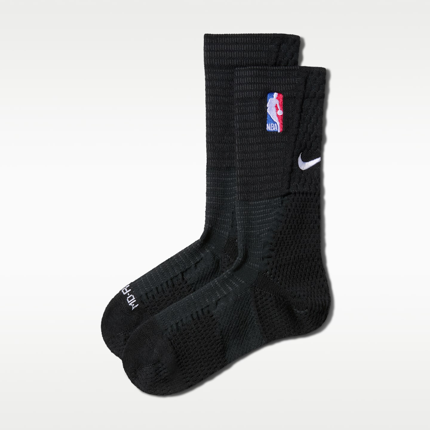 Баскетбольные носки Nike Unicorn Dri-FIT Adv NBA с амортизацией, 1 пара, цвет: Чёрный / Антрацитовый — фото 5