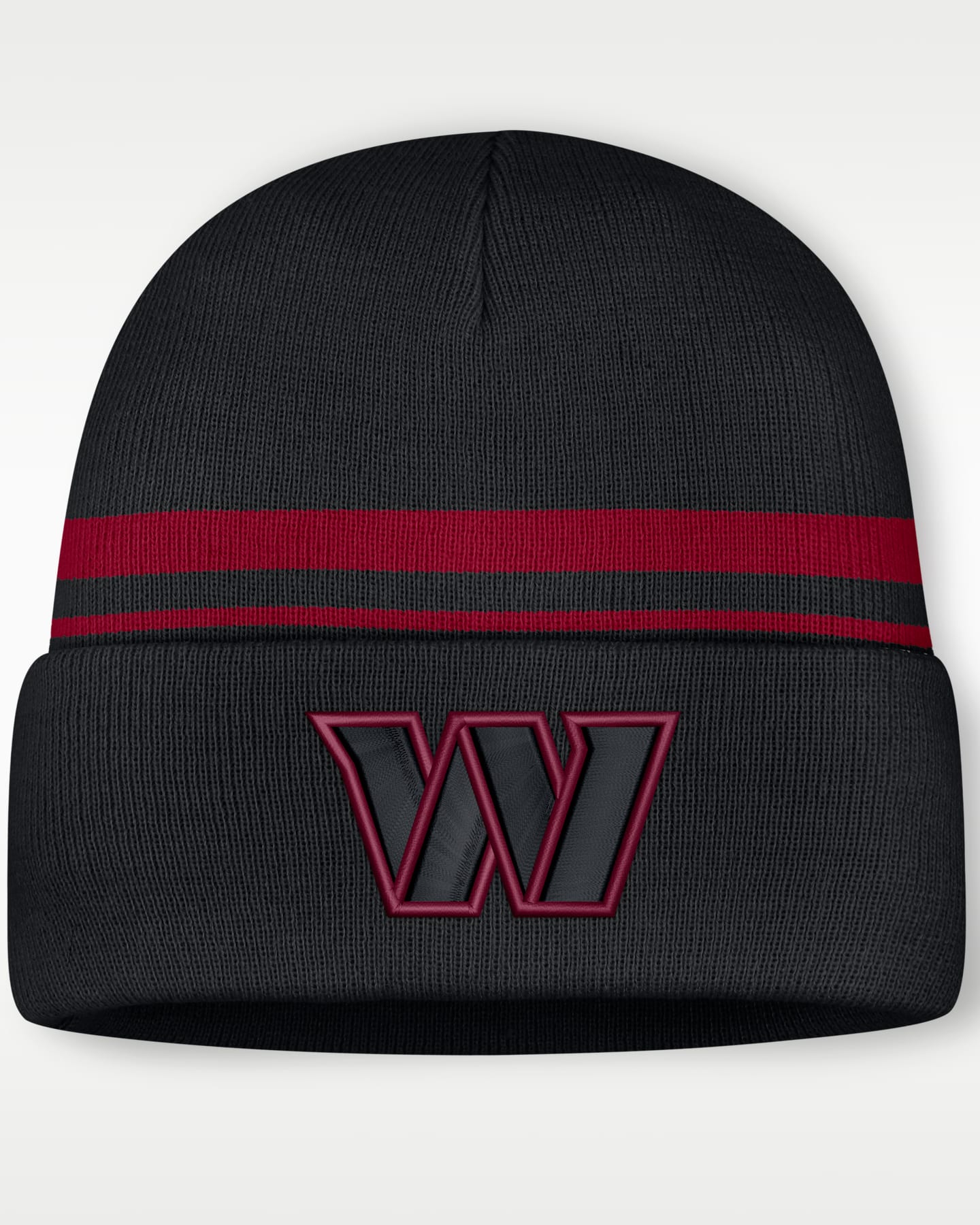 Мужская шапка с отворотом Nike Washington Commanders Primetime Utility NFL, цвет: Чёрный — фото 3