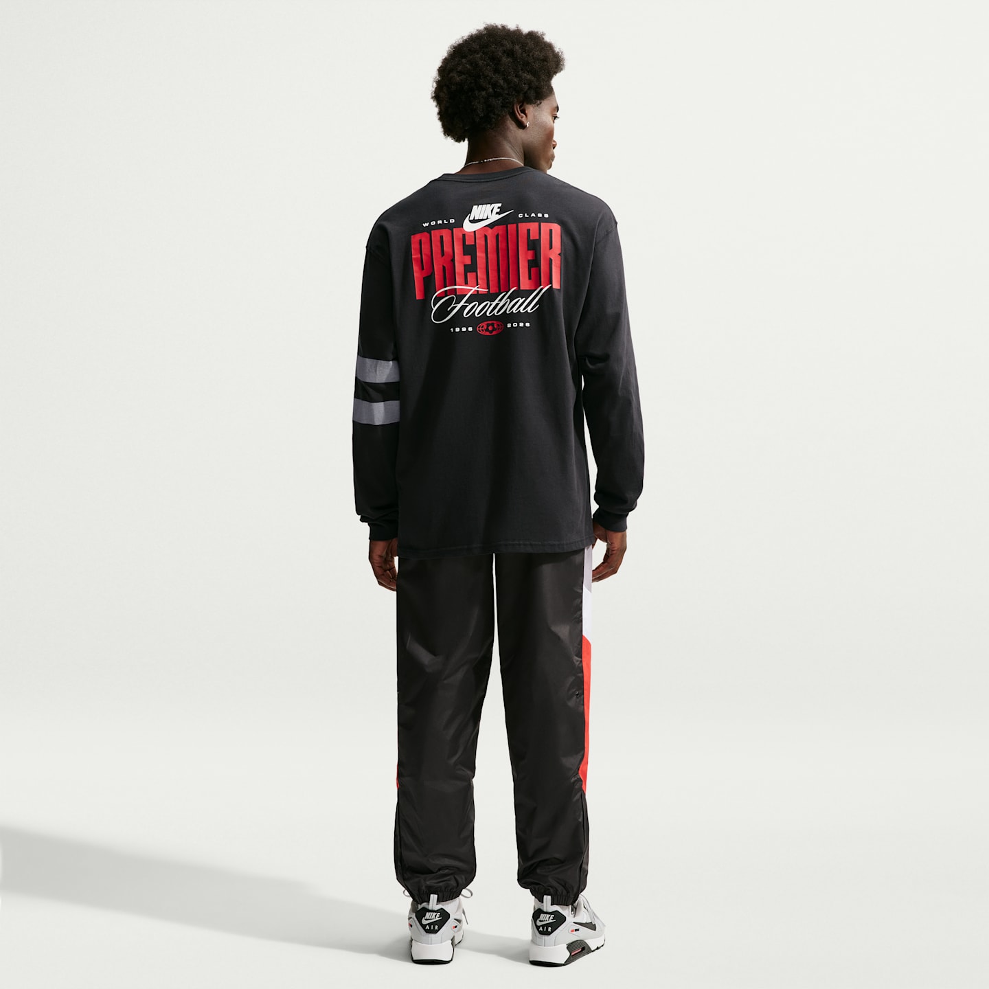 Мужская футболка Nike Premier Soccer Long-Sleeve, цвет: Чёрный — фото 5