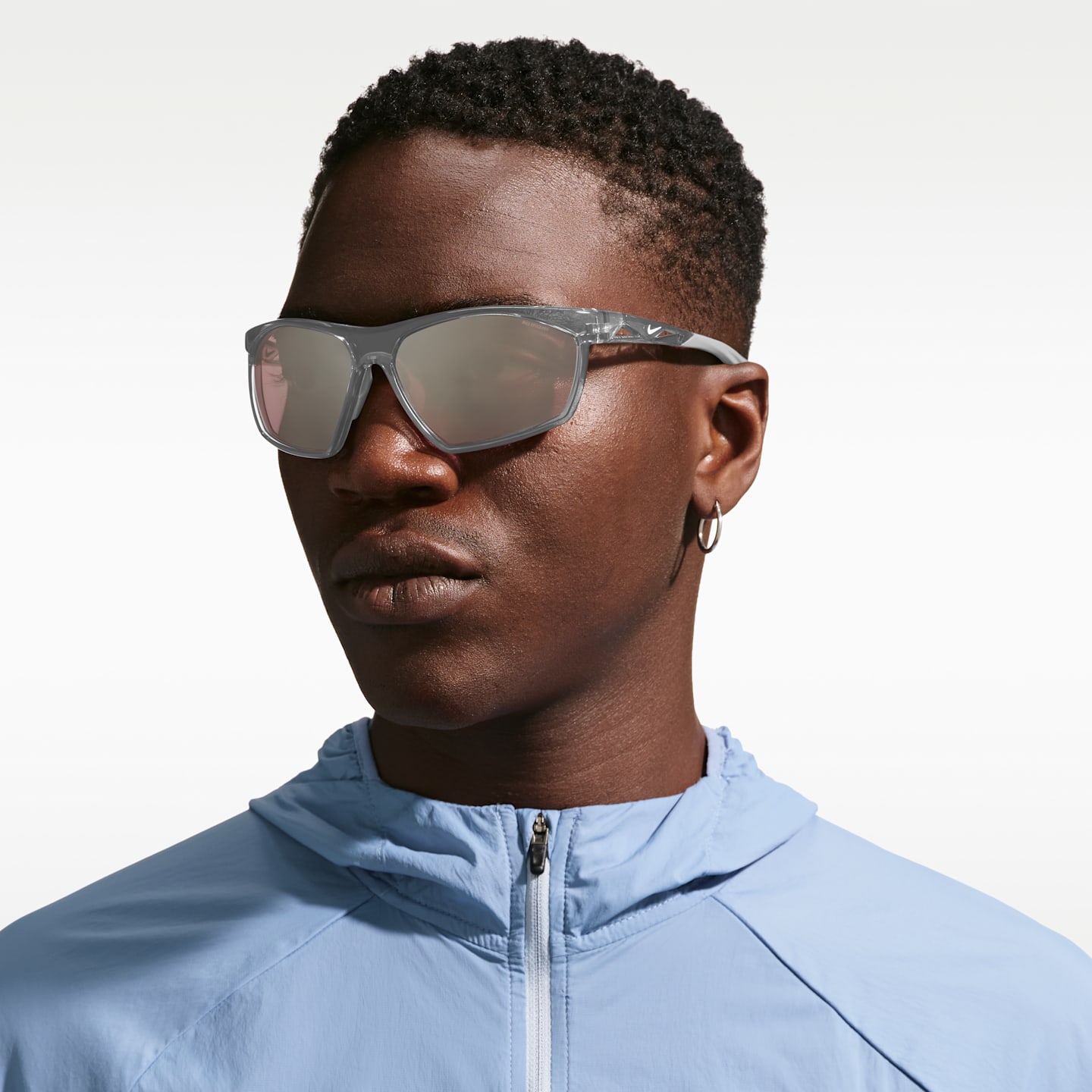 Мужские очки Nike Windtrack Heat Road Tint, цвет: Волчий серый — фото 2