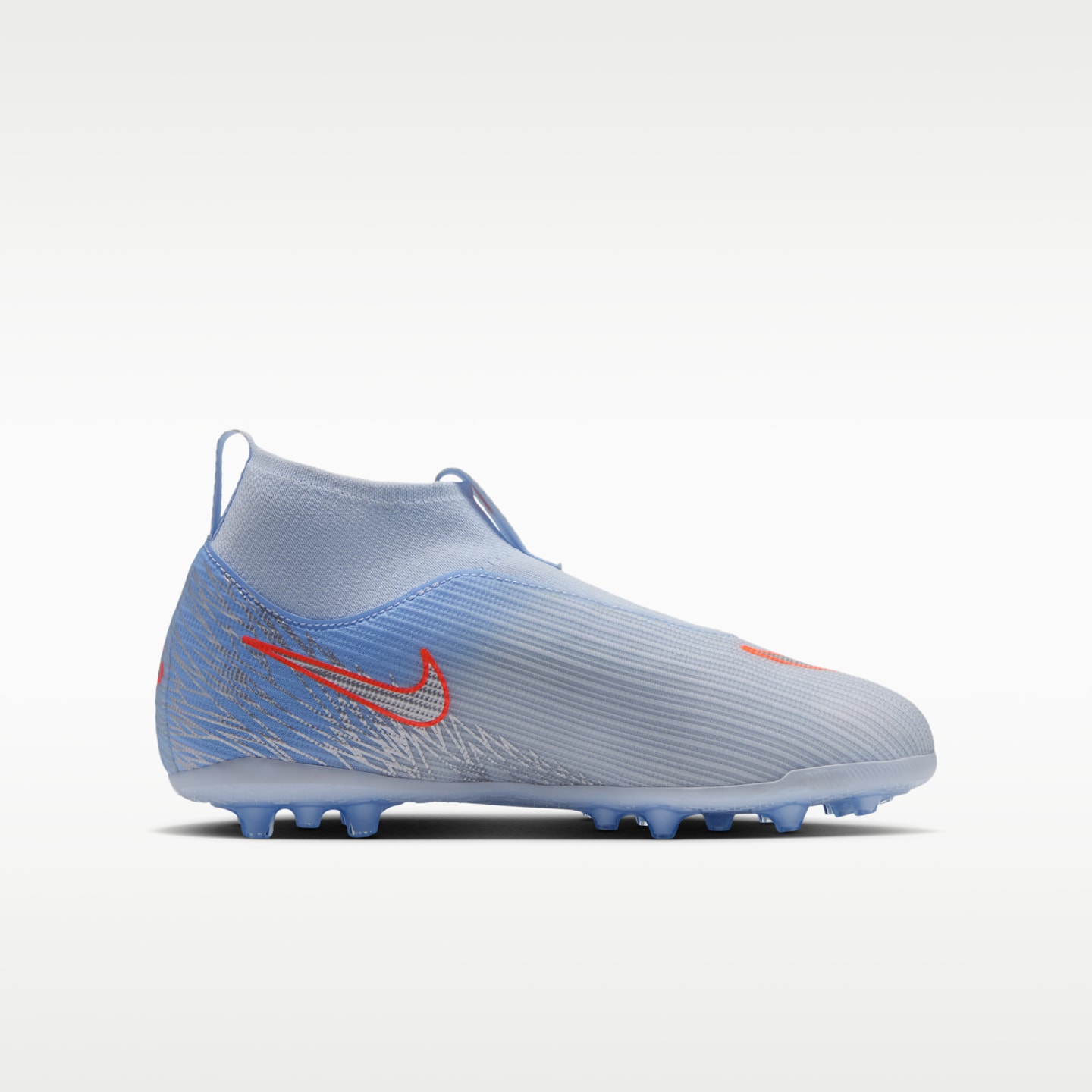 Детские бутсы Nike United Jr. Mercurial Superfly 11 Academy Artificial-Grass High-Top Soccer, цвет: Разноцветный / Чёрный — фото 3