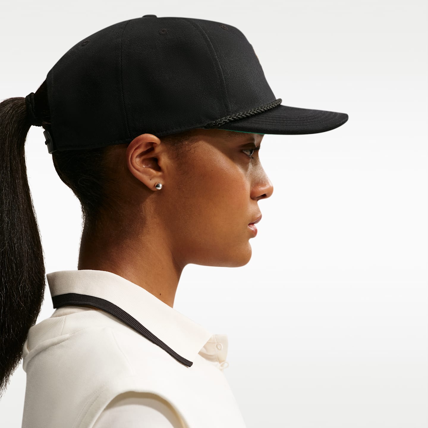 Кепка для гольфа Nike Pro Unstructured Dri-FIT, цвет: Чёрный / Антрацитовый — фото 2