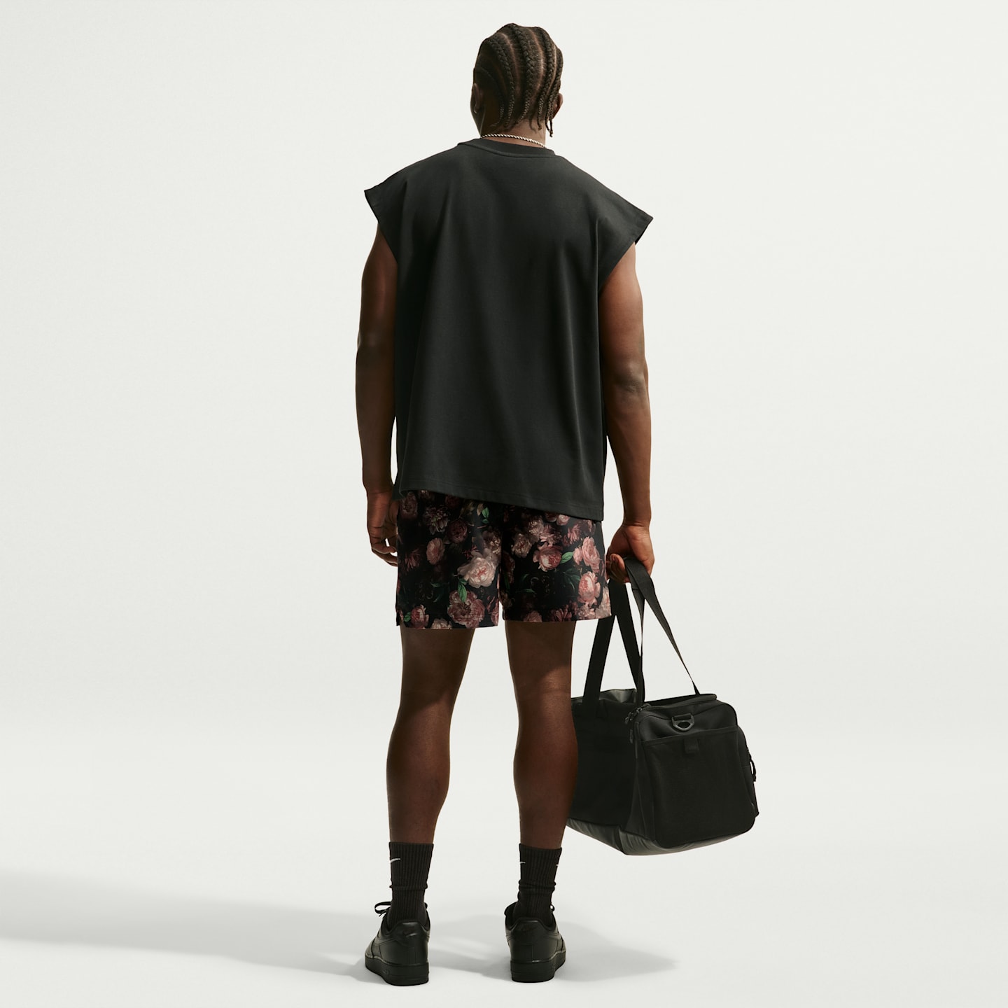 Мужские баскетбольные шорты Nike Standard Issue Dri-FIT, цвет: Чёрный / Бледная слоновая кость — фото 5