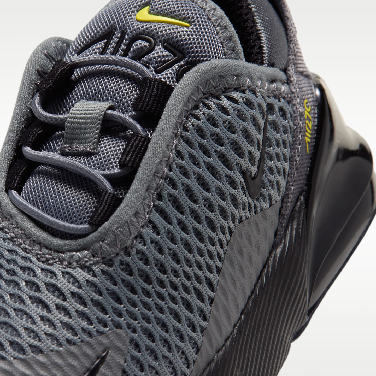 Детские кроссовки Nike Air Max 270 Baby/Toddler, цвет: Дымчатый серый / Жёлтый — фото 7