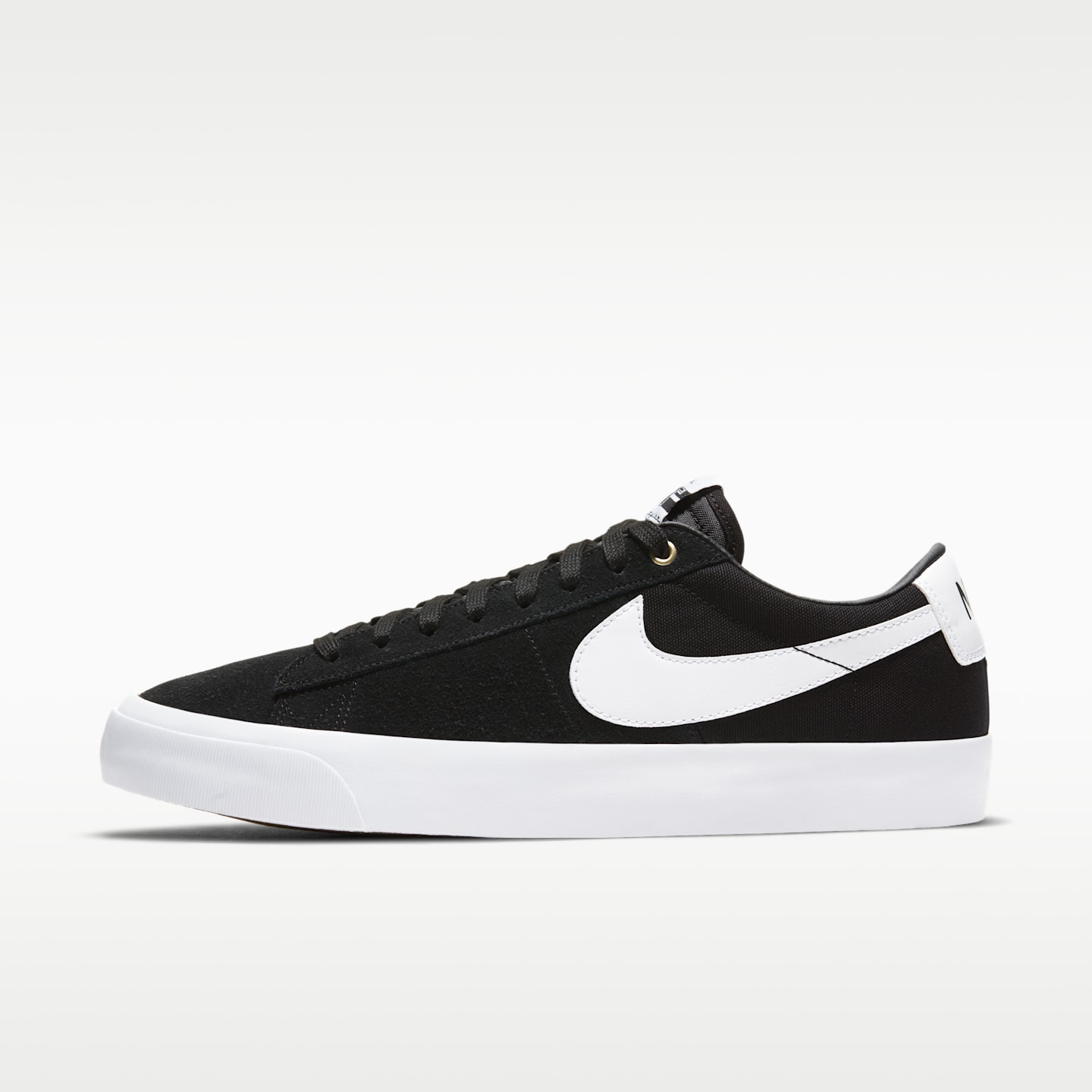 Пиджак Nike SB Zoom Blazer Low Pro GT Skate Shoes, цвет: Чёрный / Карамельный коричневый — фото 1