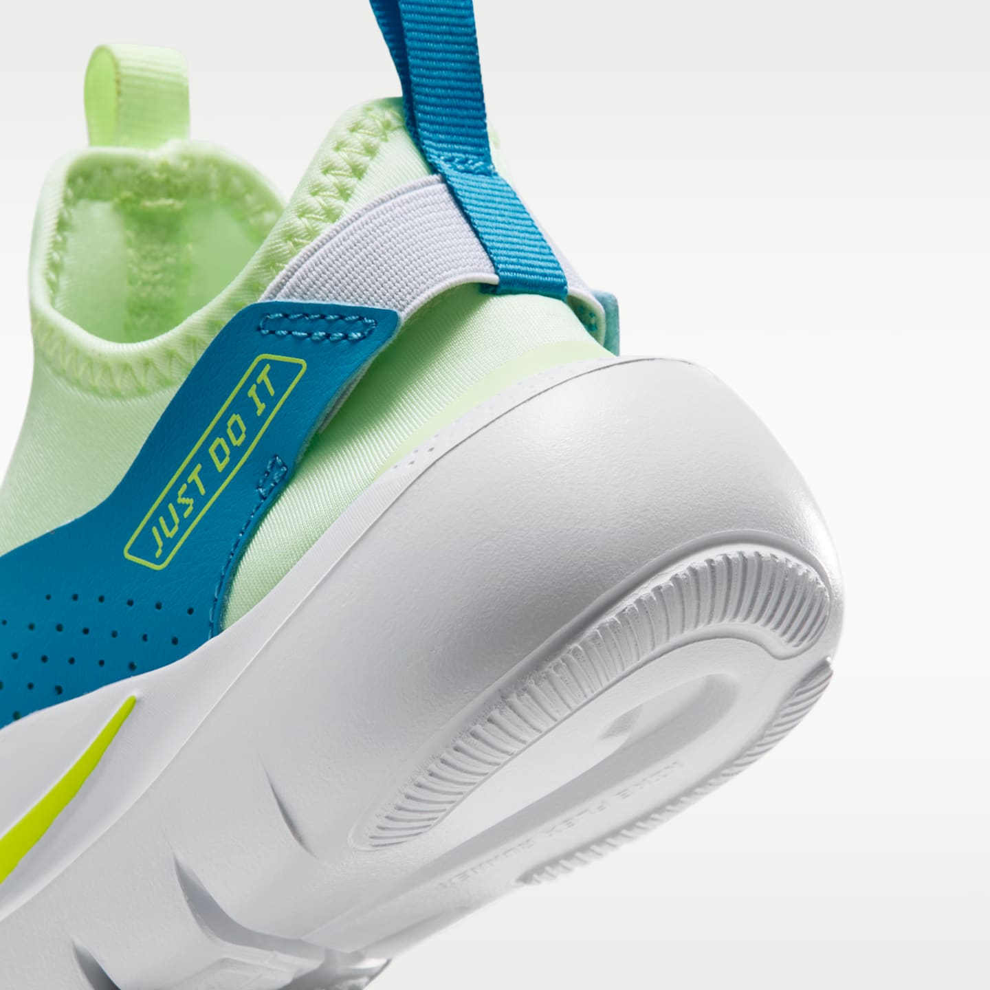 Детские кроссовки Nike Flex Runner 4 Running, цвет: Кислотно-жёлтый / Синий — фото 8
