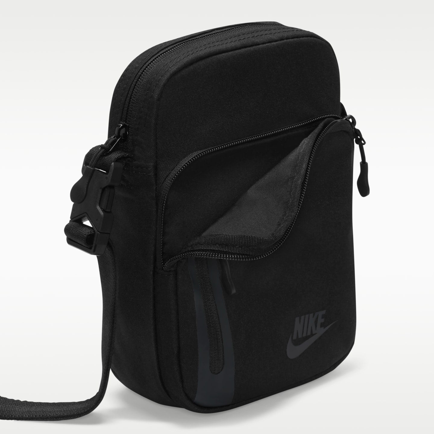 Сумка через плечо Nike Elemental Premium, 4 л, цвет: Чёрный / Антрацитовый — фото 7