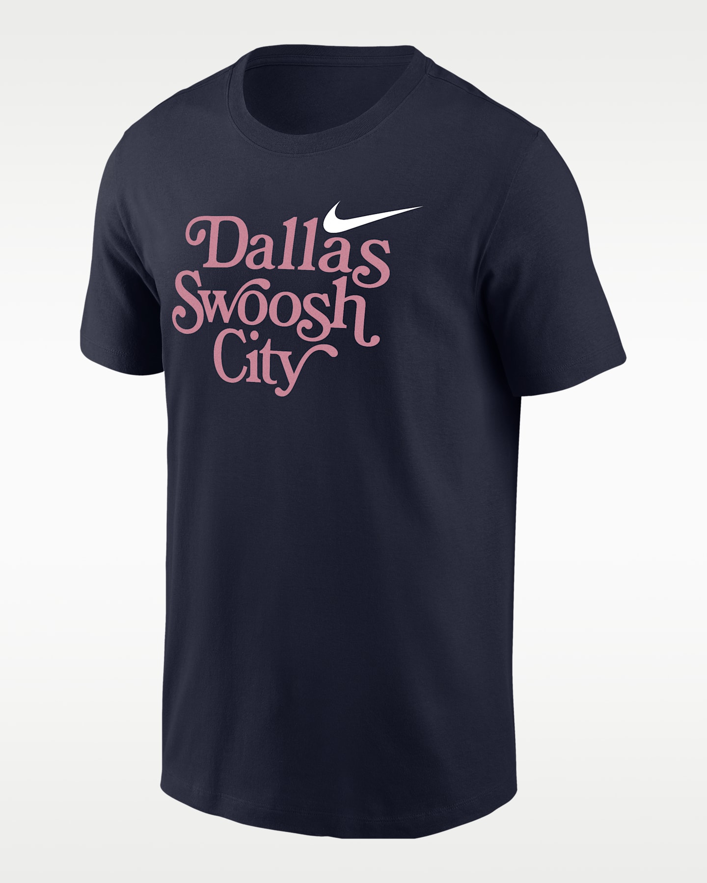 Мужская футболка Nike Swoosh Cities Dallas с коротким рукавом, цвет: Тёмно-синий — фото 2