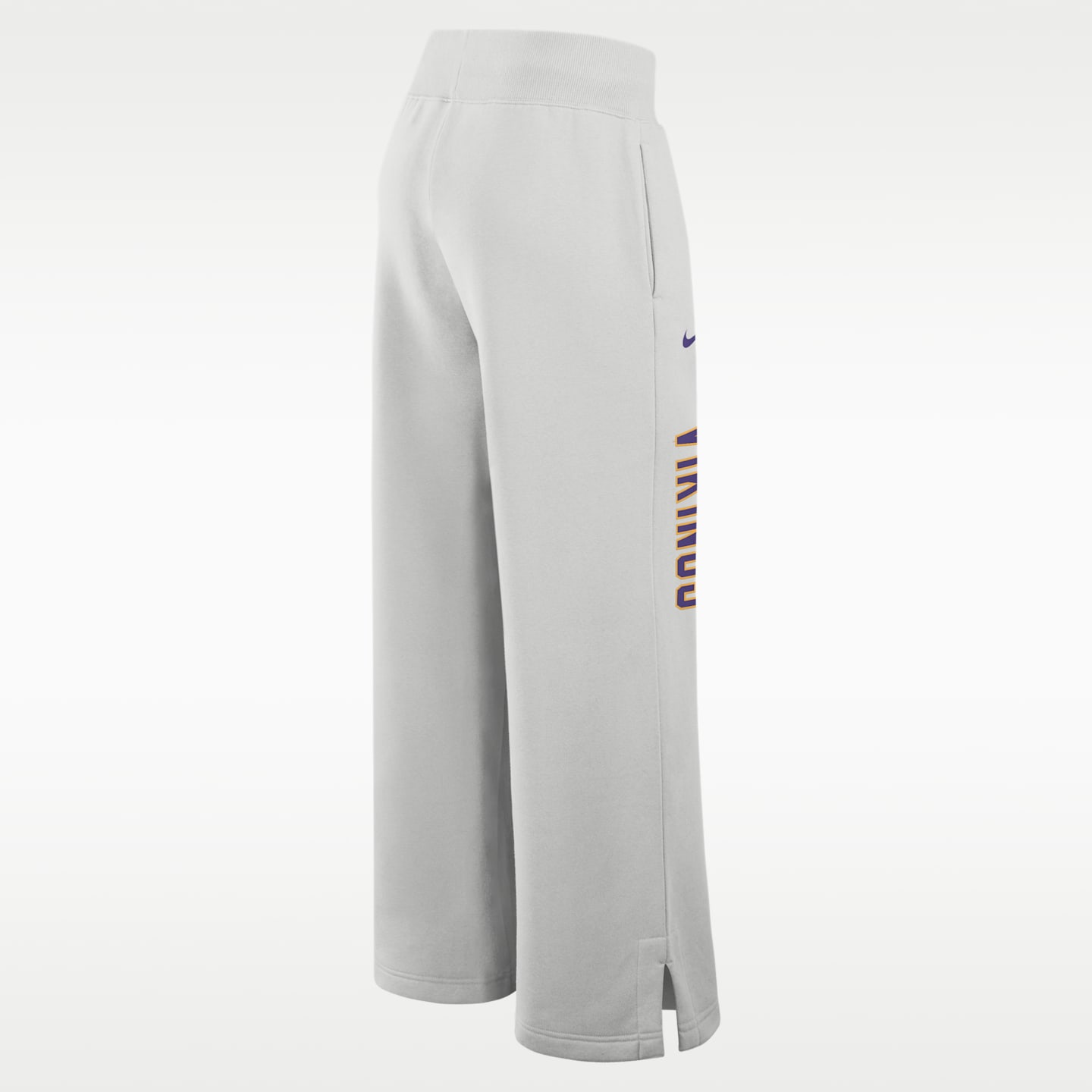 Женские широкие спортивные брюки Nike NFL Minnesota Vikings Primetime Phoenix, цвет: Серый — фото 2