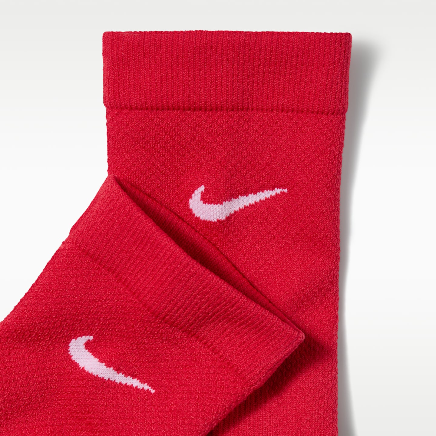 Носки VaporFast Soccer для мужчин, средней высоты, нескользящие — Nike, цвет: Красный / Волчий серый — фото 6