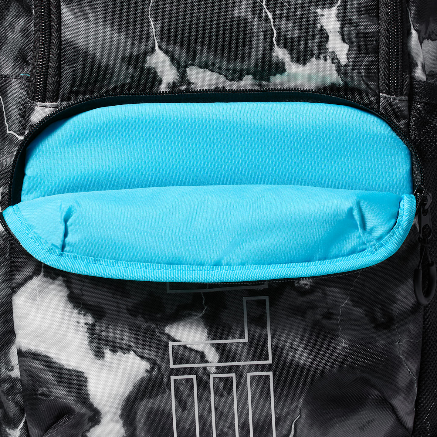 Рюкзак Nike Varsity Elite Printed (32L), цвет: Чёрный / Синий — фото 8