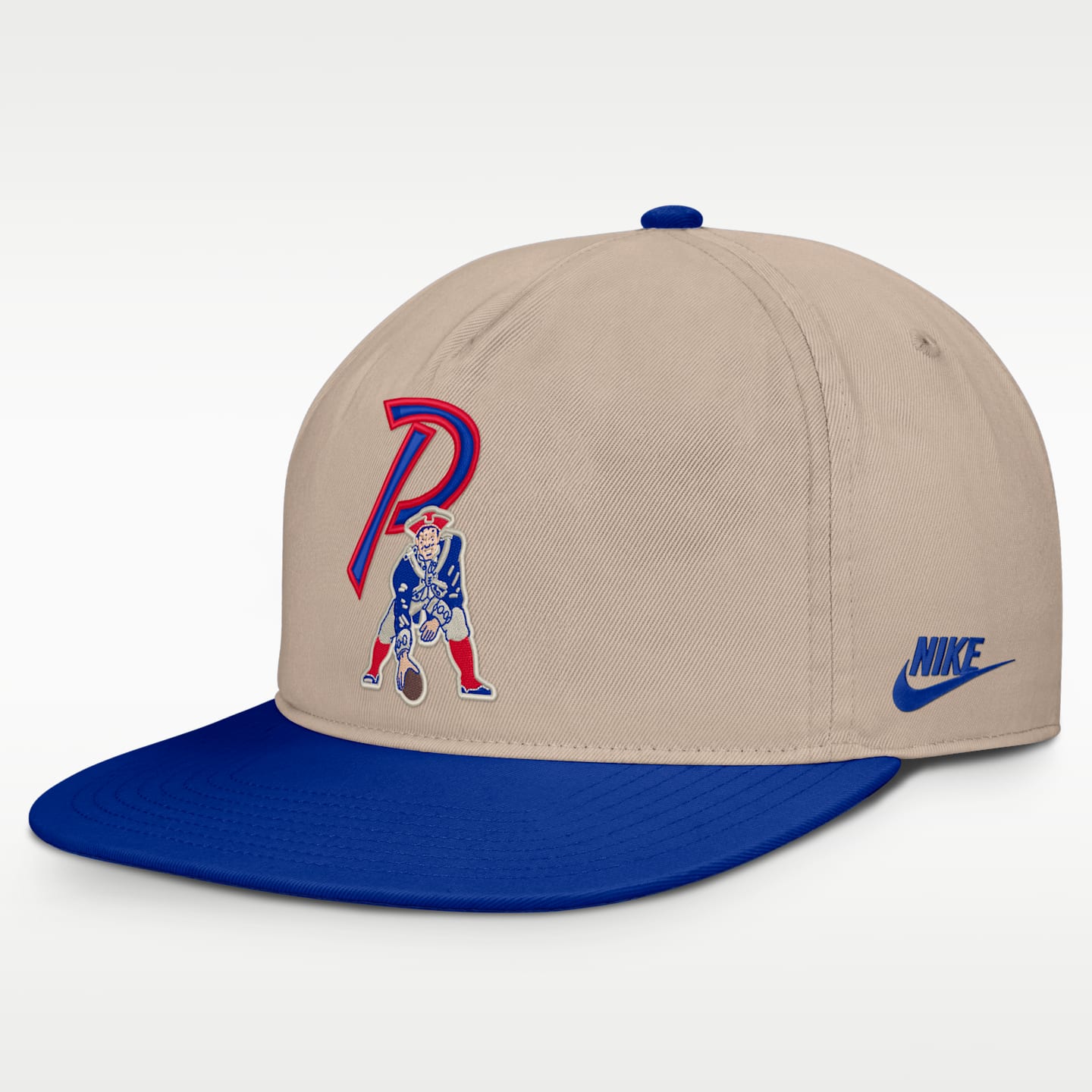 Мужская кепка Nike NFL New England Patriots Rewind Pro, цвет: Песочный — фото 1