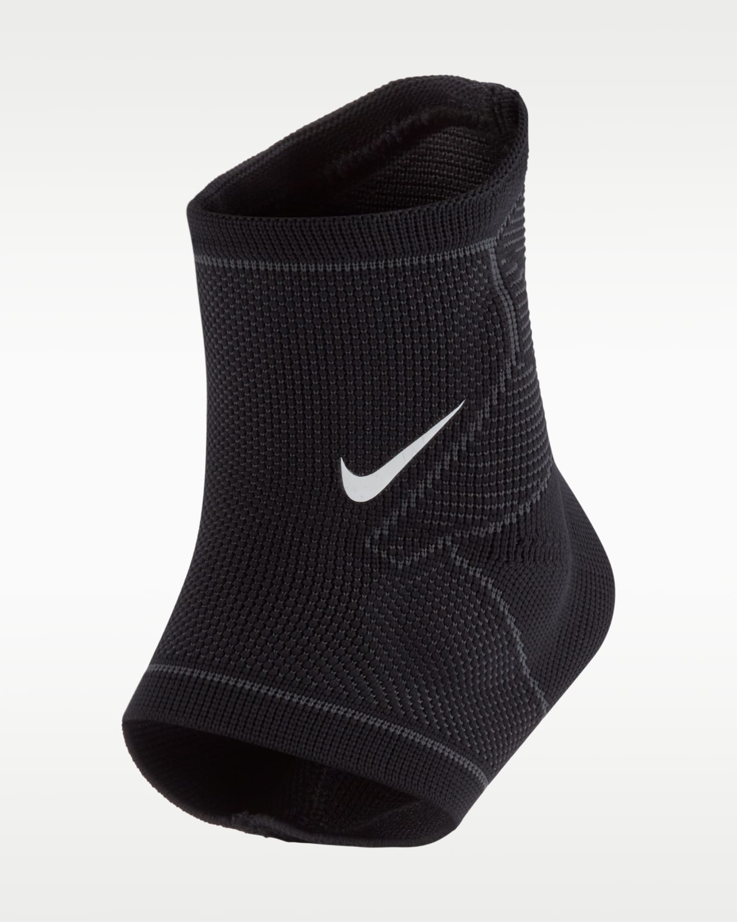 Вязаный суппорт для голеностопа Nike Pro, цвет: Чёрный / Антрацитовый — фото 3