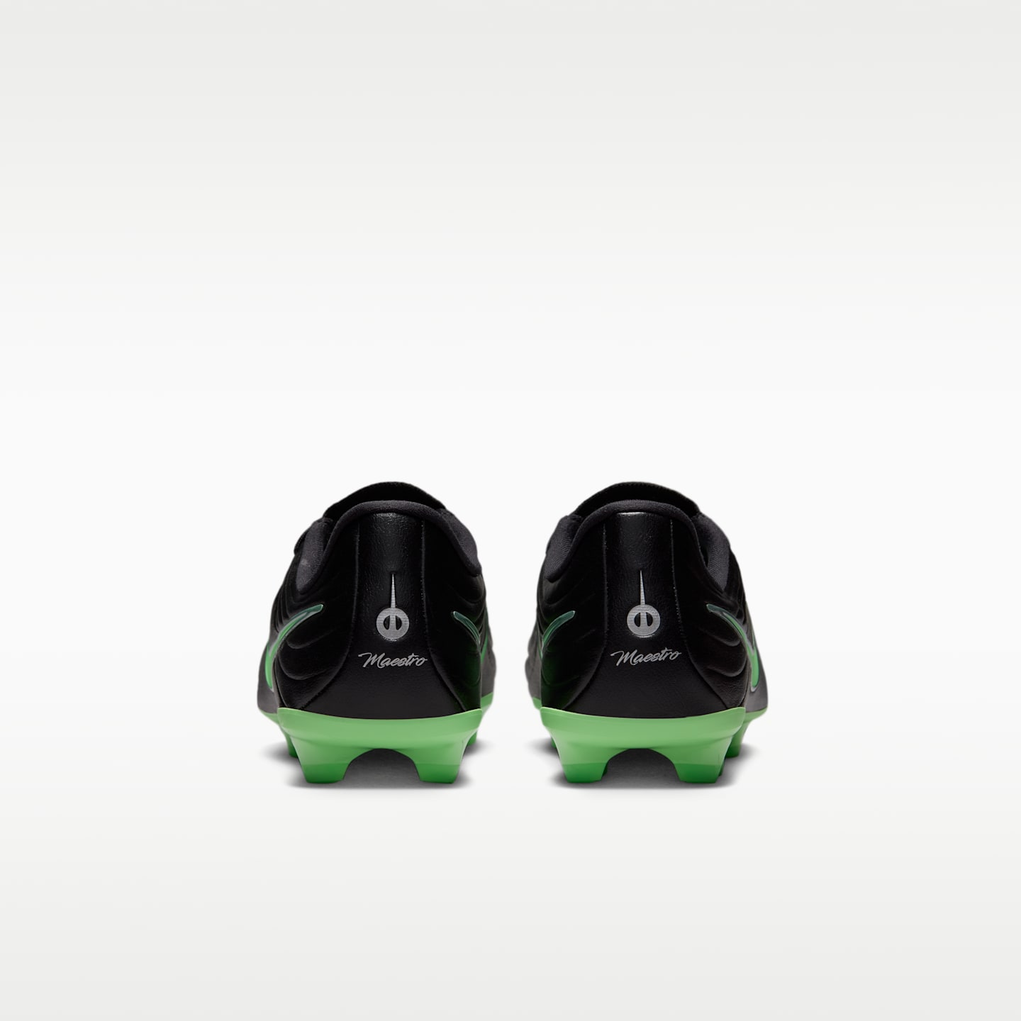 Детские кроссовки Nike Jr. Tiempo Maestro Academy Turf Low-Top Soccer, цвет: Чёрный / Зелёный — фото 6