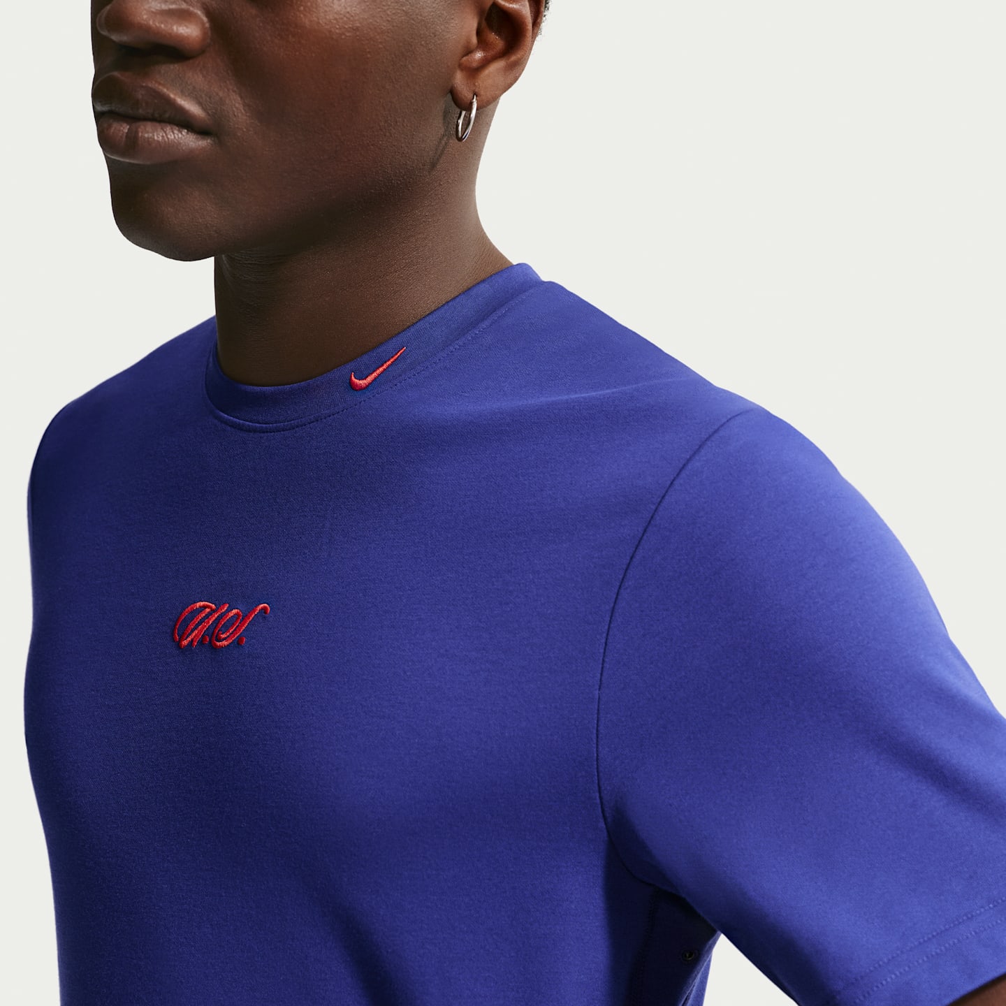 Мужская футбольная футболка Nike Usmnt Primary Dri-FIT, цвет: Королевский синий / Красный — фото 3