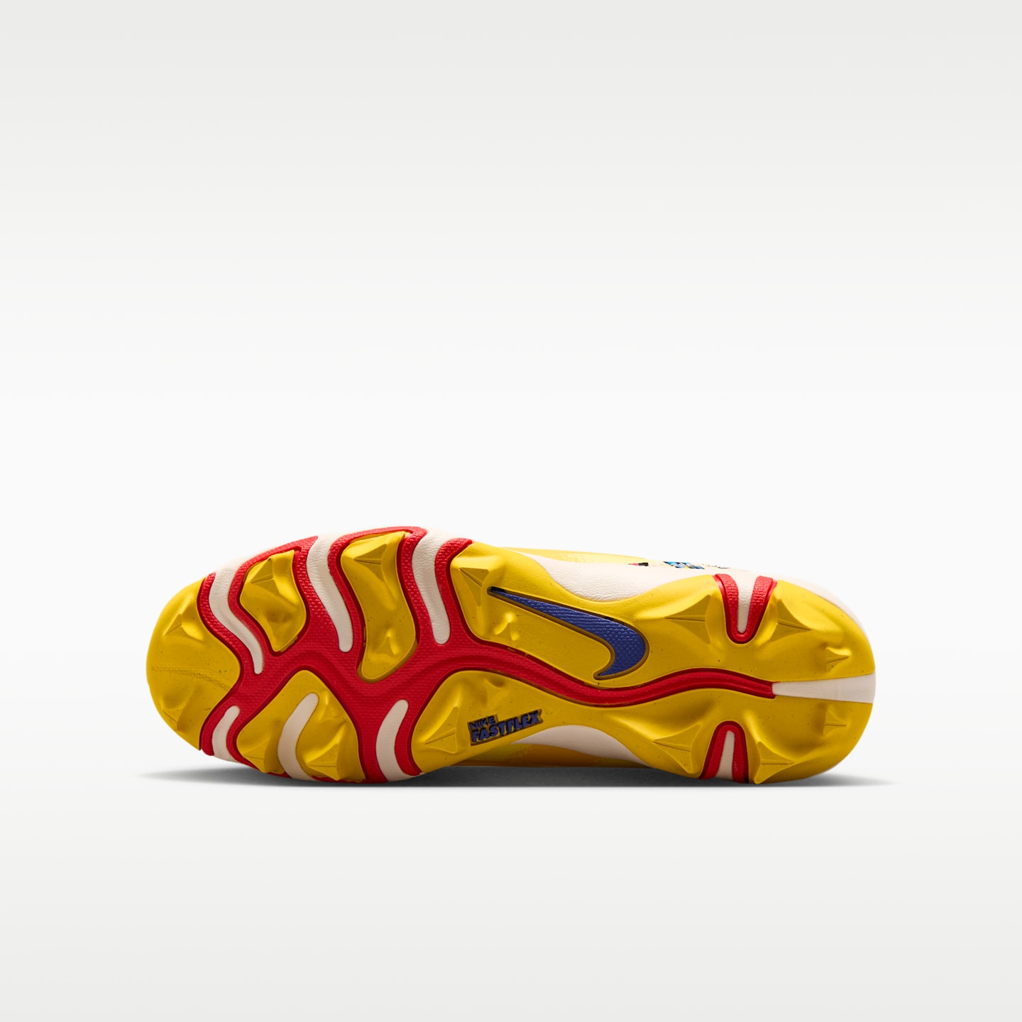 Детские бутсы Nike Diamond Standout "Ronald Acuña Jr." Baseball, цвет: Оранжевый / Кокосовое молоко — фото 2