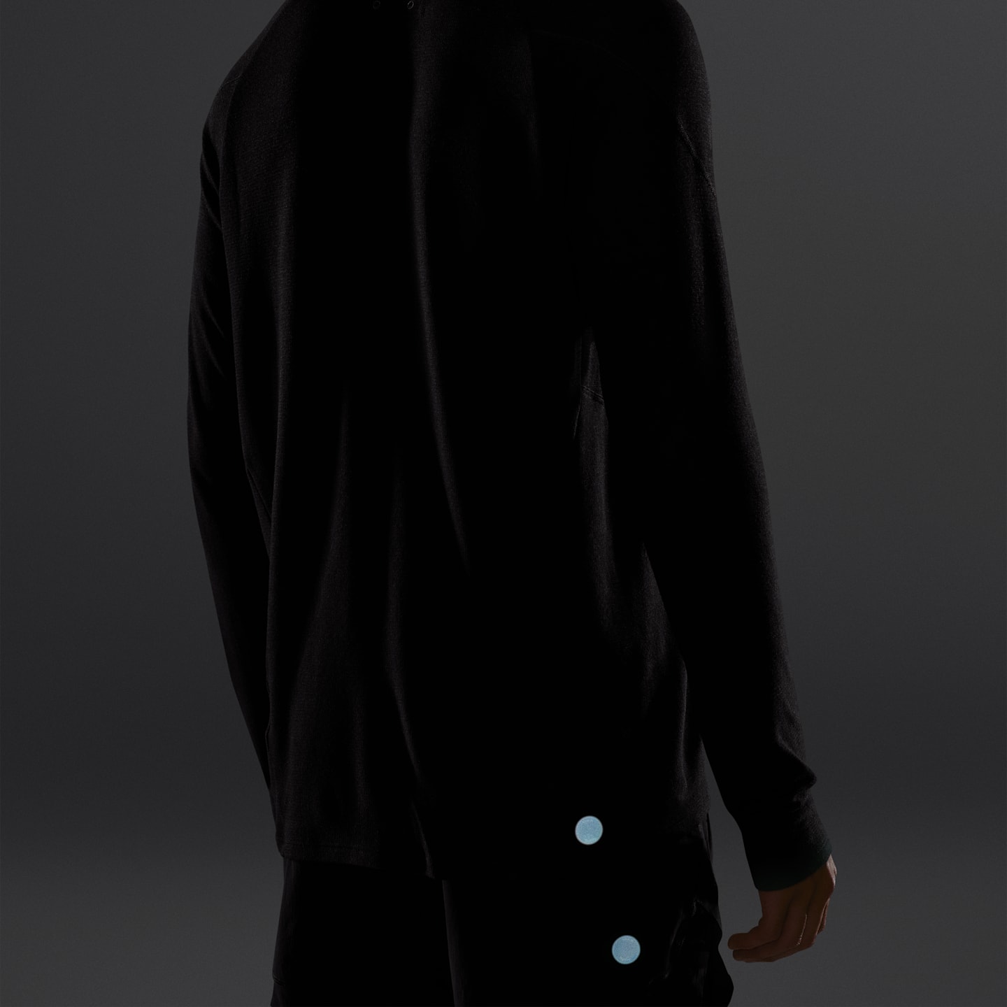 Мужские кроссовки NikeLab Running Wool-Blend Mid Layer, цвет: Чёрный / Антрацитовый — фото 7