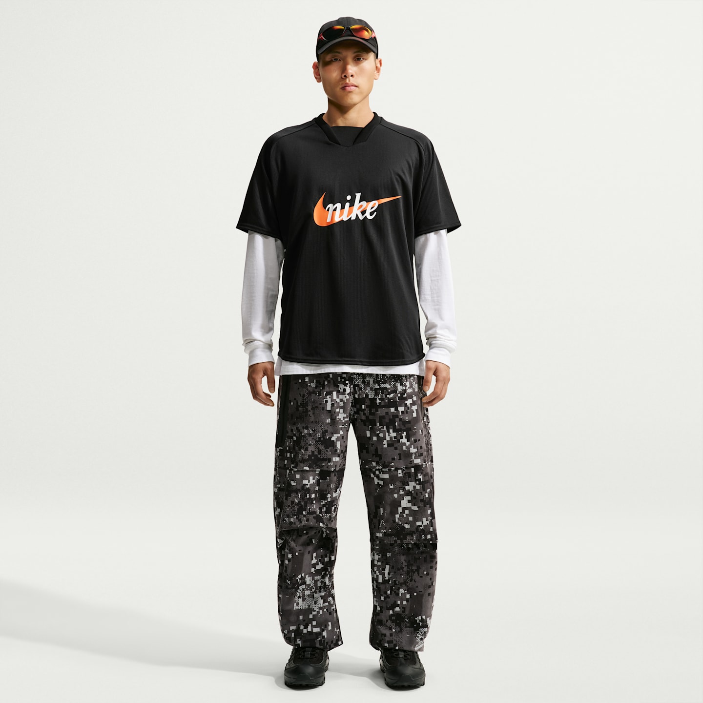 Мужской топ Nike Club Jersey, цвет: Чёрный / Белый — фото 4