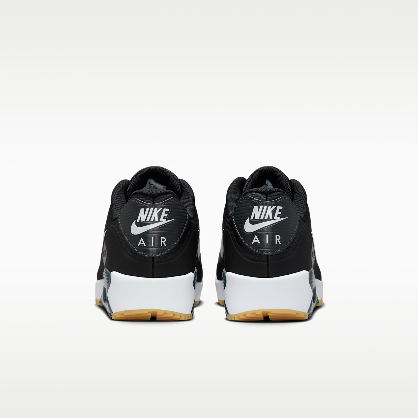 Женские кроссовки Nike Air Max 90 G Golf Shoes, цвет: Чёрный / Белый — фото 6