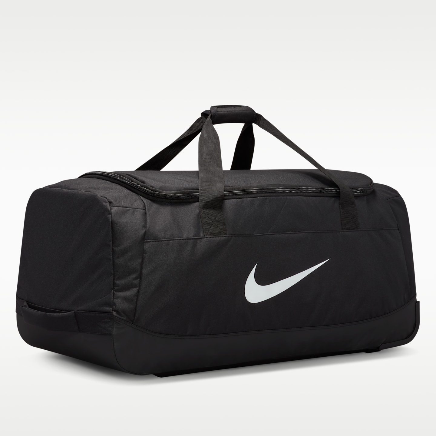Командная сумка на колёсах Nike Club, 120 л, цвет: Чёрный / Белый — фото 3