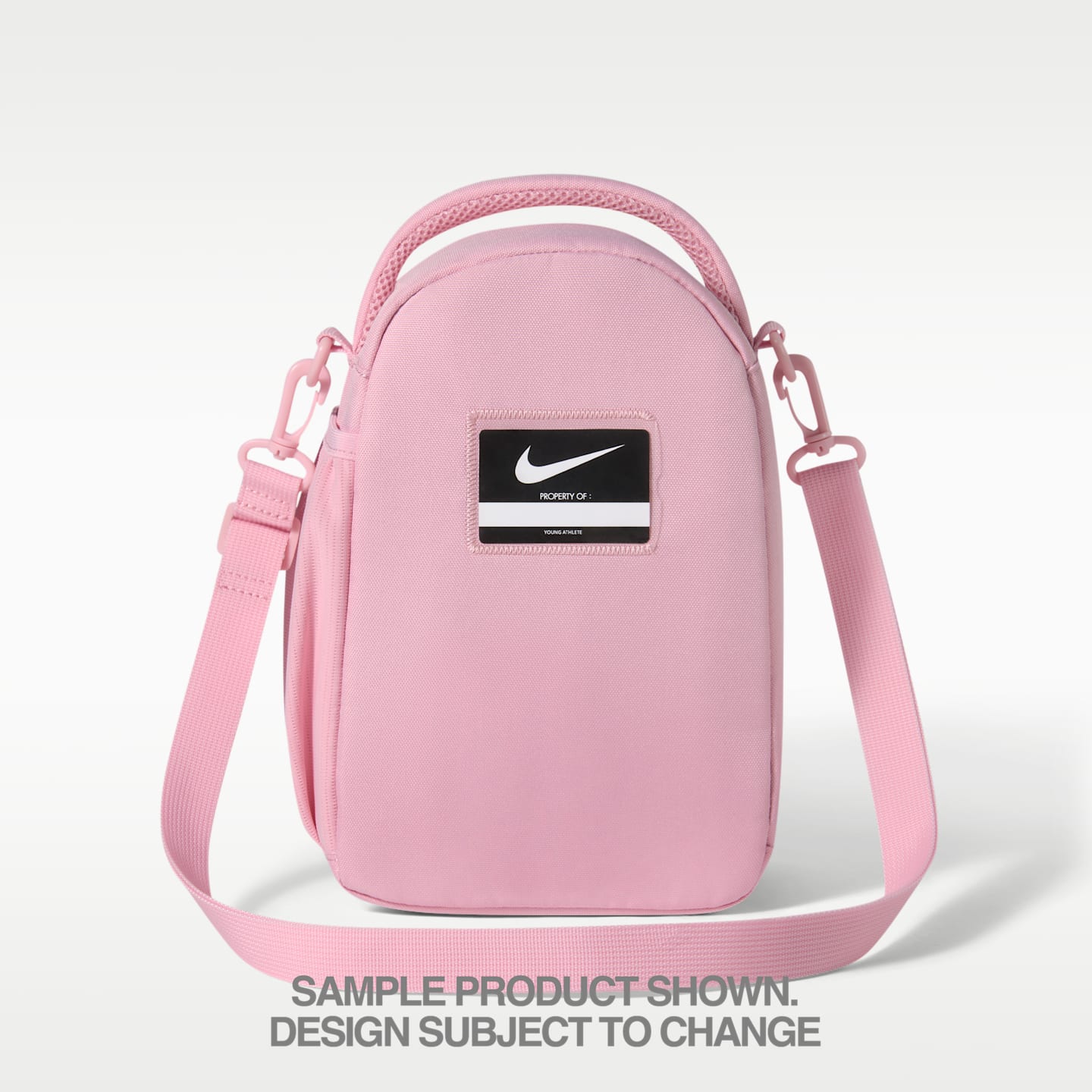 Детская сумка Nike Patch Lunch Tote (4L), цвет: Средний мягкий розовый — фото 4