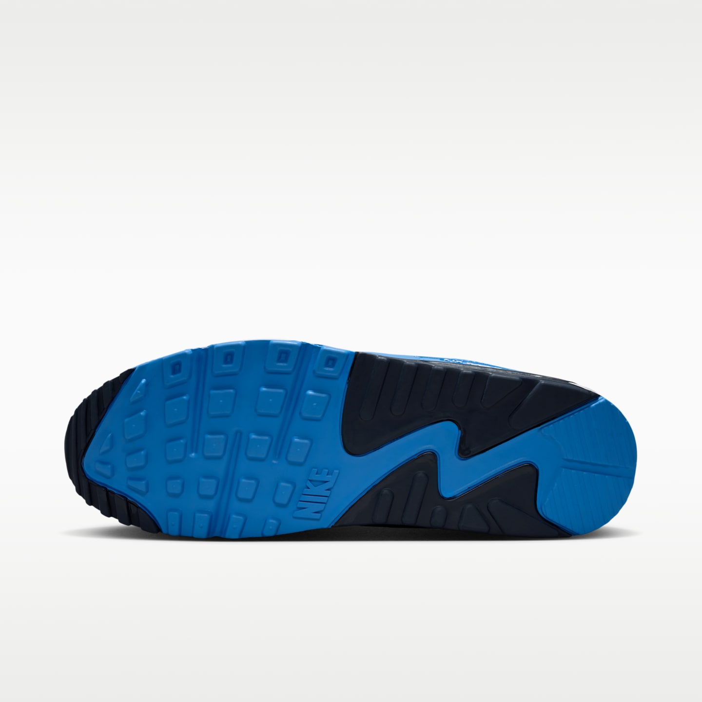 Мужские кроссовки Nike Air Max 90 (Tennessee Titans) NFL, цвет: Тёмно-синий / Белый — фото 2