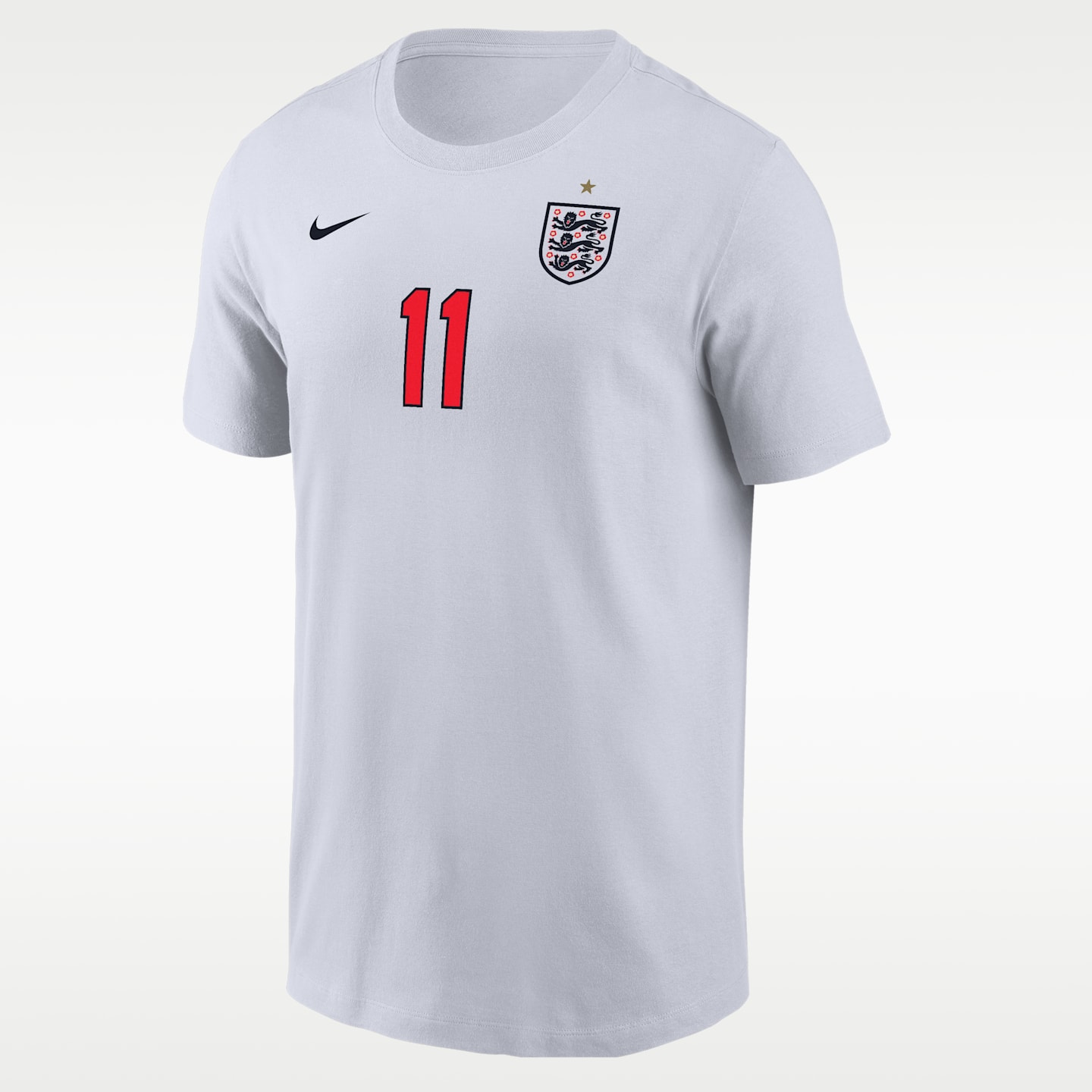 Мужская футбольная футболка Nike Marcus Rashford England, цвет: Белый — фото 2