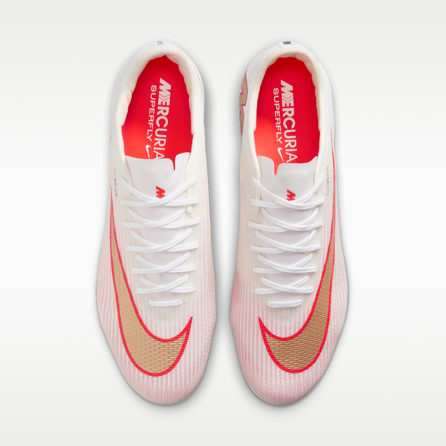 Мужские бутсы Nike Mercurial Superfly 11 Pro Artificial-Grass Low-Top Soccer Cleats, цвет: Белый / Яркий малиновый — фото 4