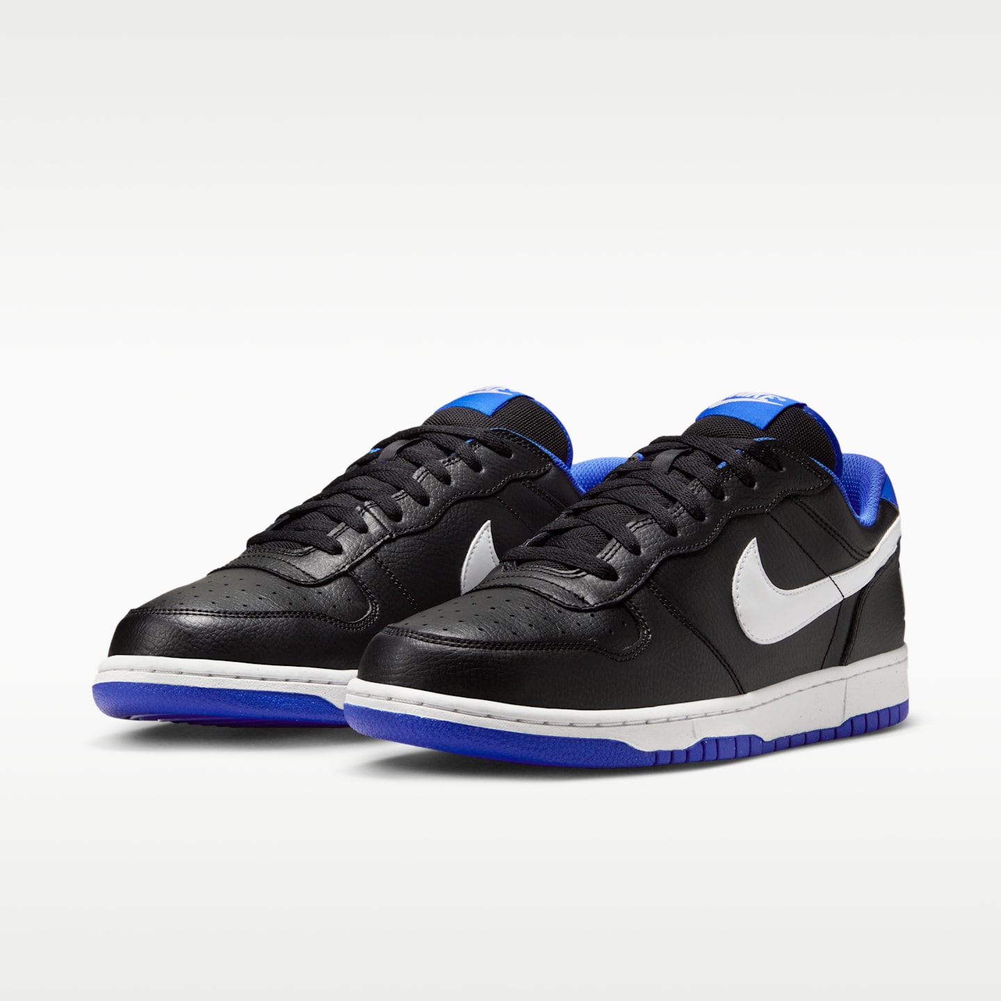 Мужские кроссовки Nike Big Low, цвет: Чёрный / Королевский синий — фото 5