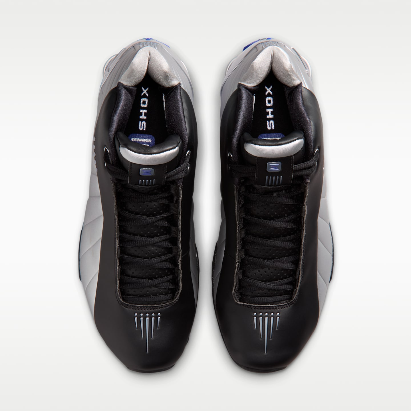 Мужские кроссовки Nike Shox BB4 Basketball, цвет: Чёрный / Серебряный — фото 4
