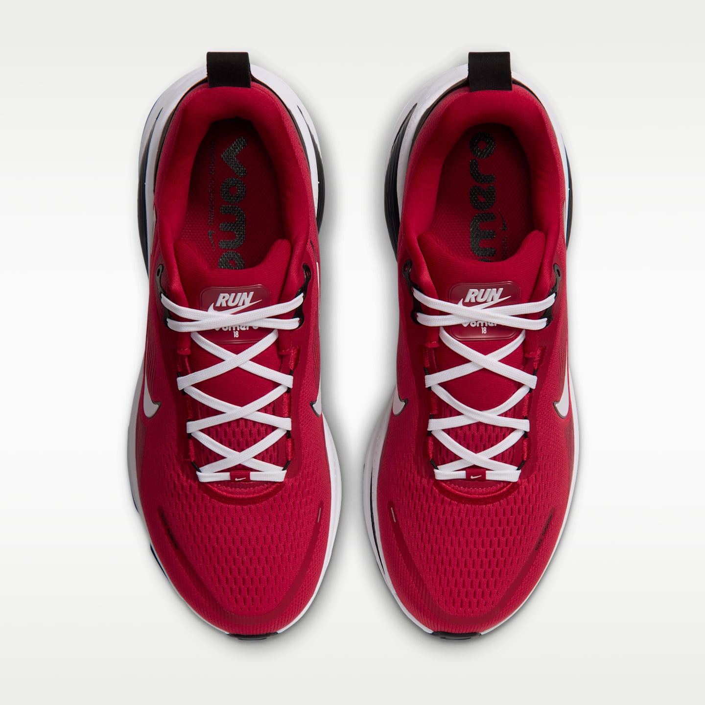 Мужские кроссовки Nike Vomero 18 (Atlanta Falcons) NFL Road Running, цвет: Красный / Чёрный — фото 4