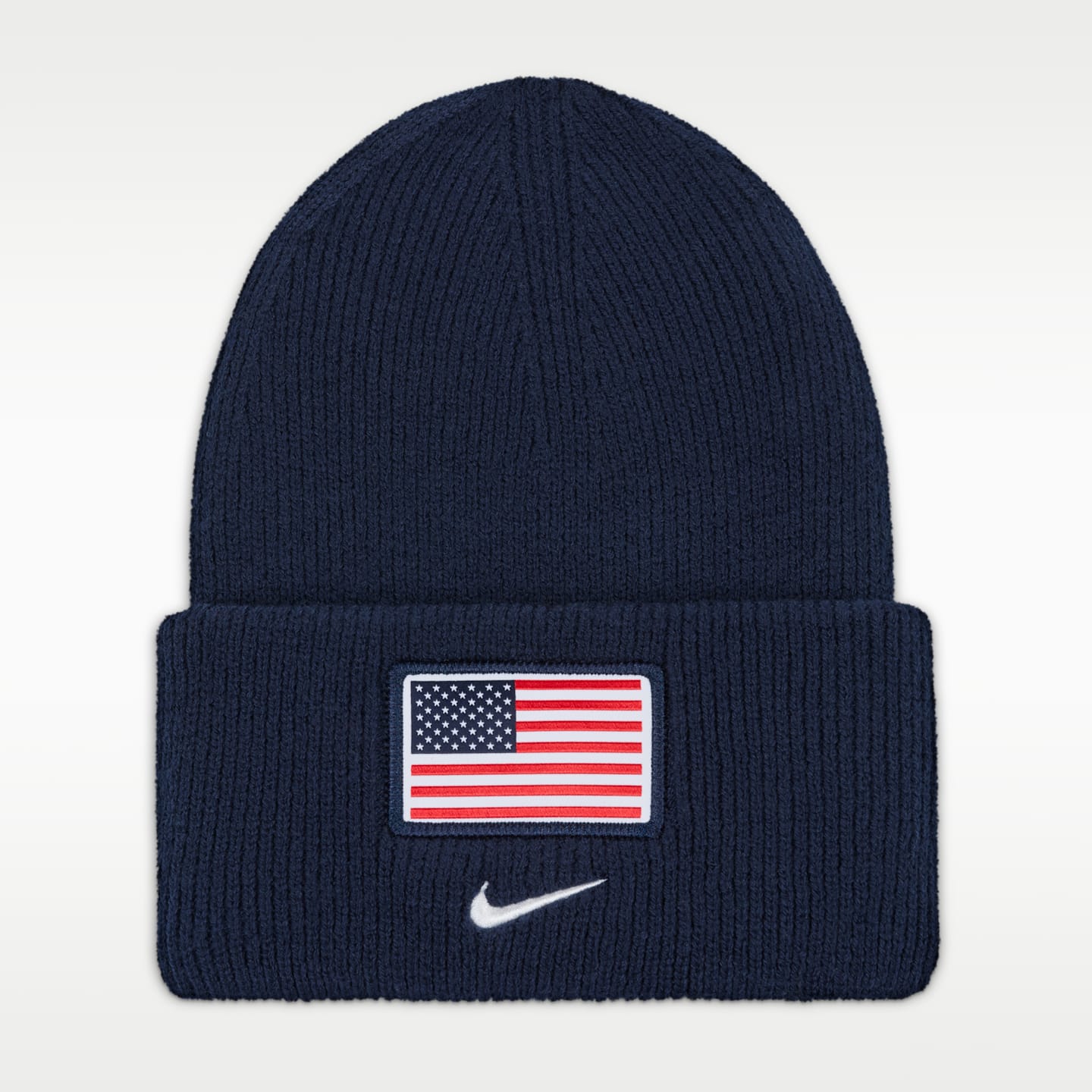 Шапка-бини Nike USA Peak, цвет: Обсидиановый / Снежный белый — фото 6