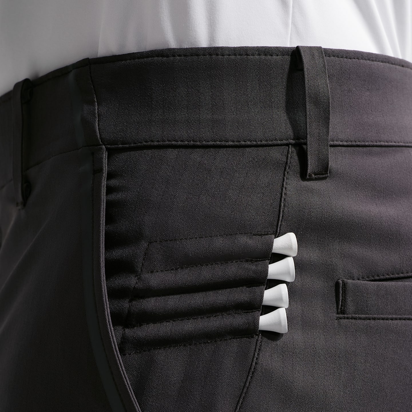 Мужские шорты для гольфа Nike Tailored Performance Dri-FIT, цвет: Чёрный — фото 6