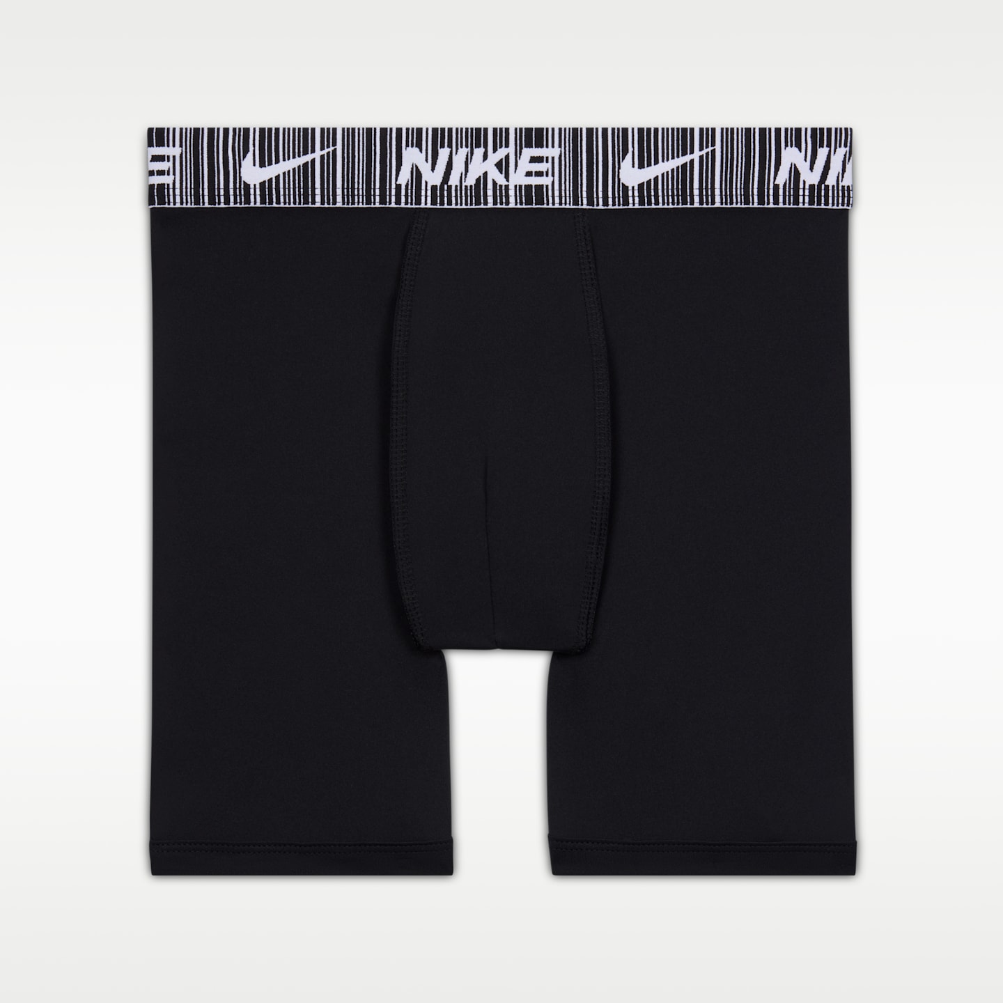 Детские длинные боксёры Nike Dri-FIT с принтом, 2 шт, цвет: Чёрный — фото 3