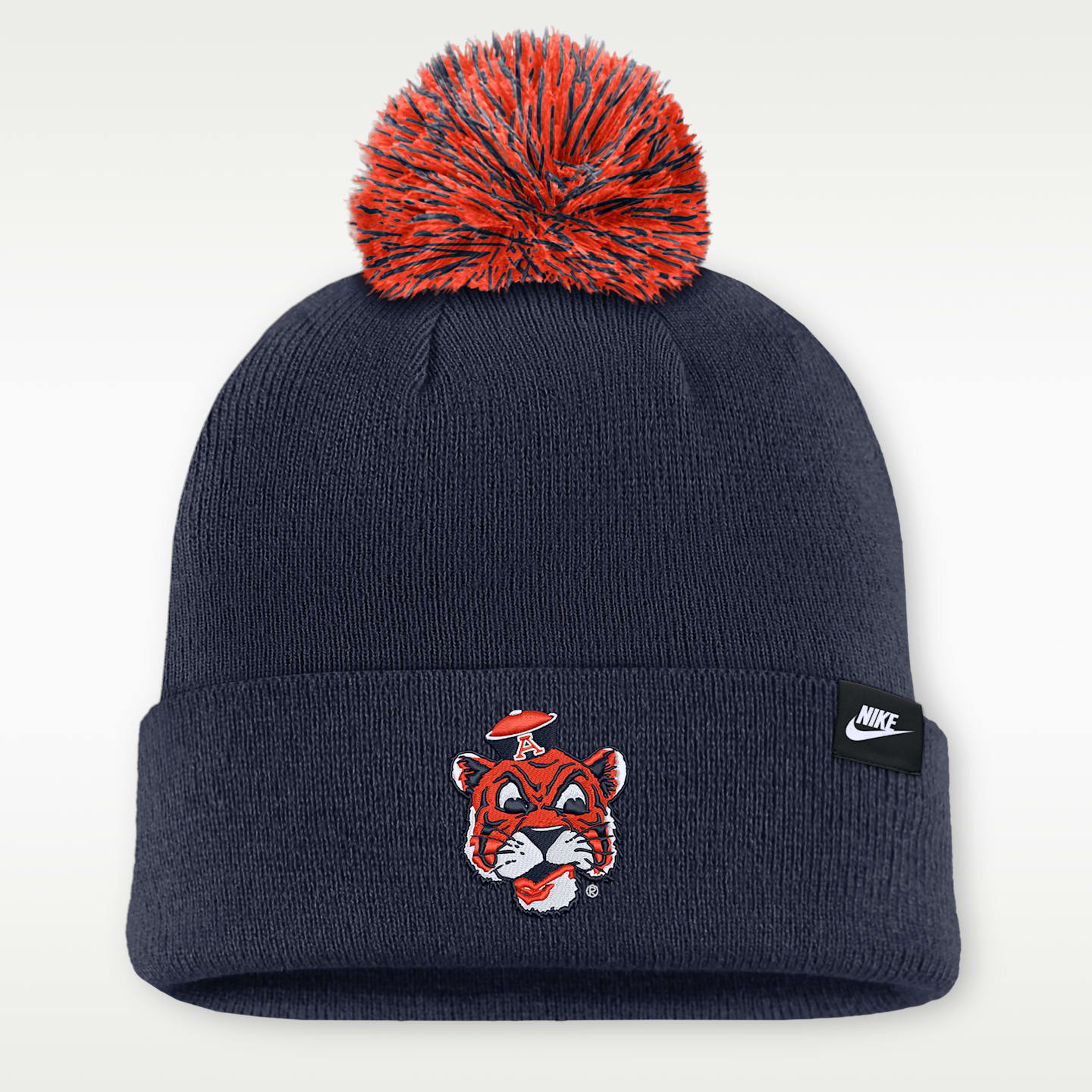Мужская шапка-бини с отворотом Nike Auburn Peak College, цвет: Тёмно-синий — фото 2