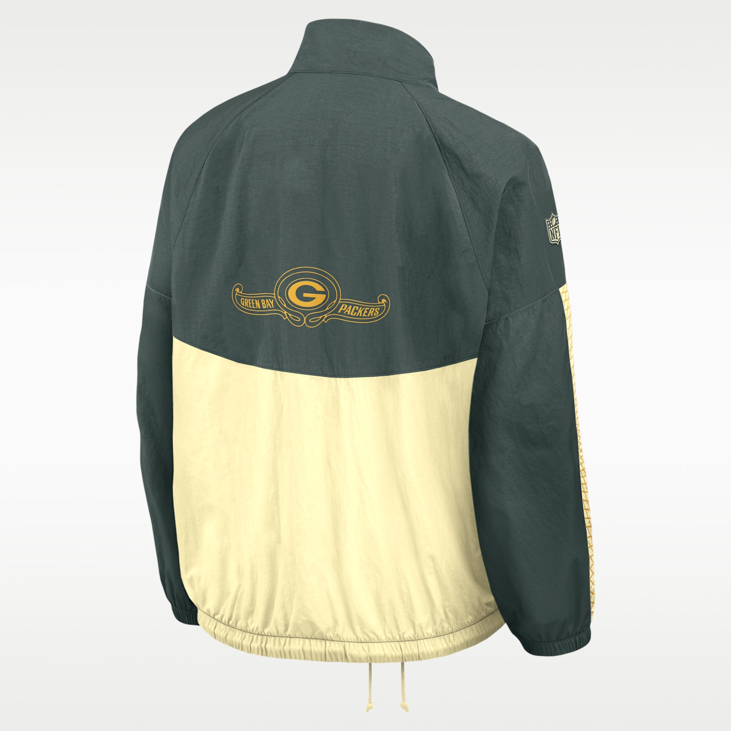 Женская куртка Nike Green Bay Packers Rivalries Collection NFL Oversized Full-Zip, цвет: Винтажный зелёный — фото 2