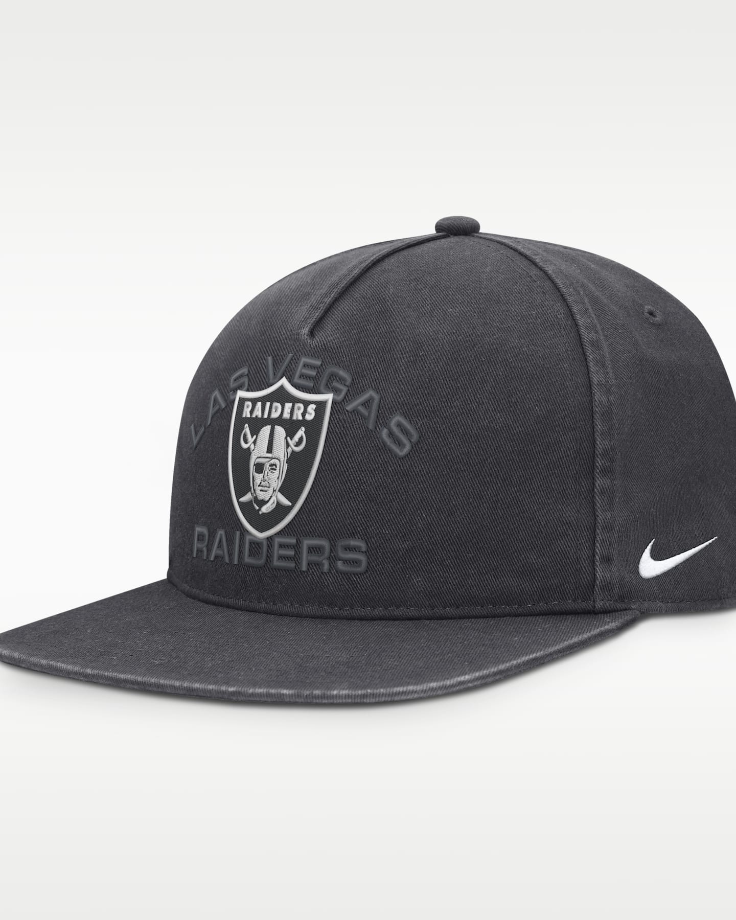 Мужская кепка Nike NFL Las Vegas Raiders Primetime Pro, цвет: Антрацитовый — фото 3
