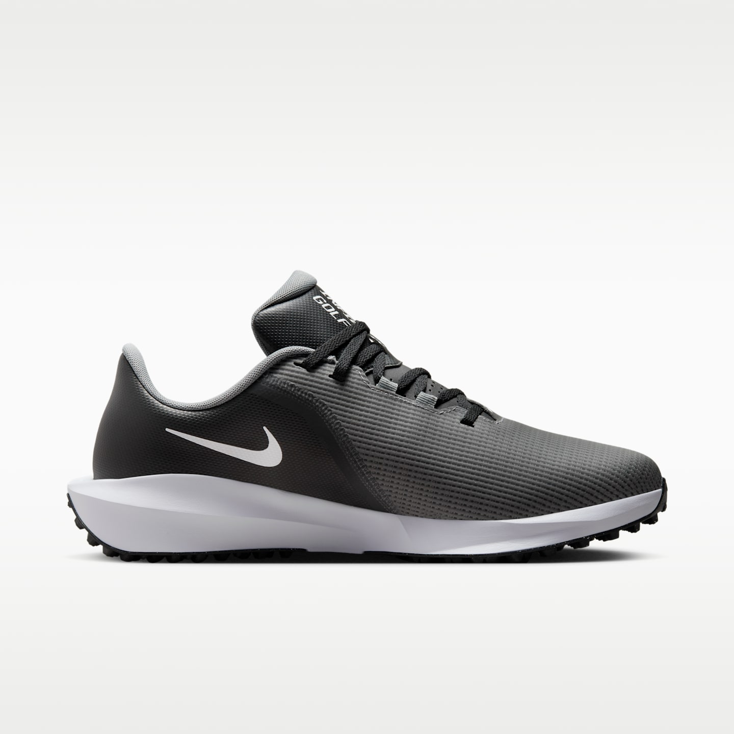 Женские кроссовки Nike Infinity G NN Golf Shoes (Wide), цвет: Чёрный / Дымчатый серый — фото 3