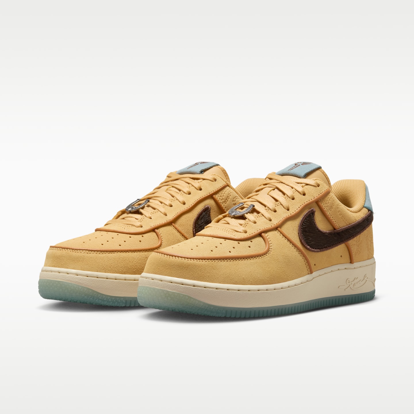 Мужские кроссовки Nike Air Force 1 Low Protro, цвет: Кремовый / Коричневый — фото 5
