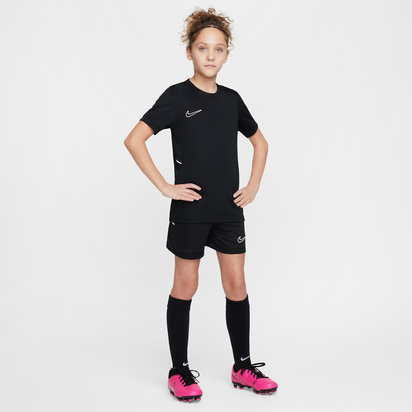 Детский топ Nike Academy Dri-FIT Soccer Top, цвет: Чёрный / Белый — фото 6