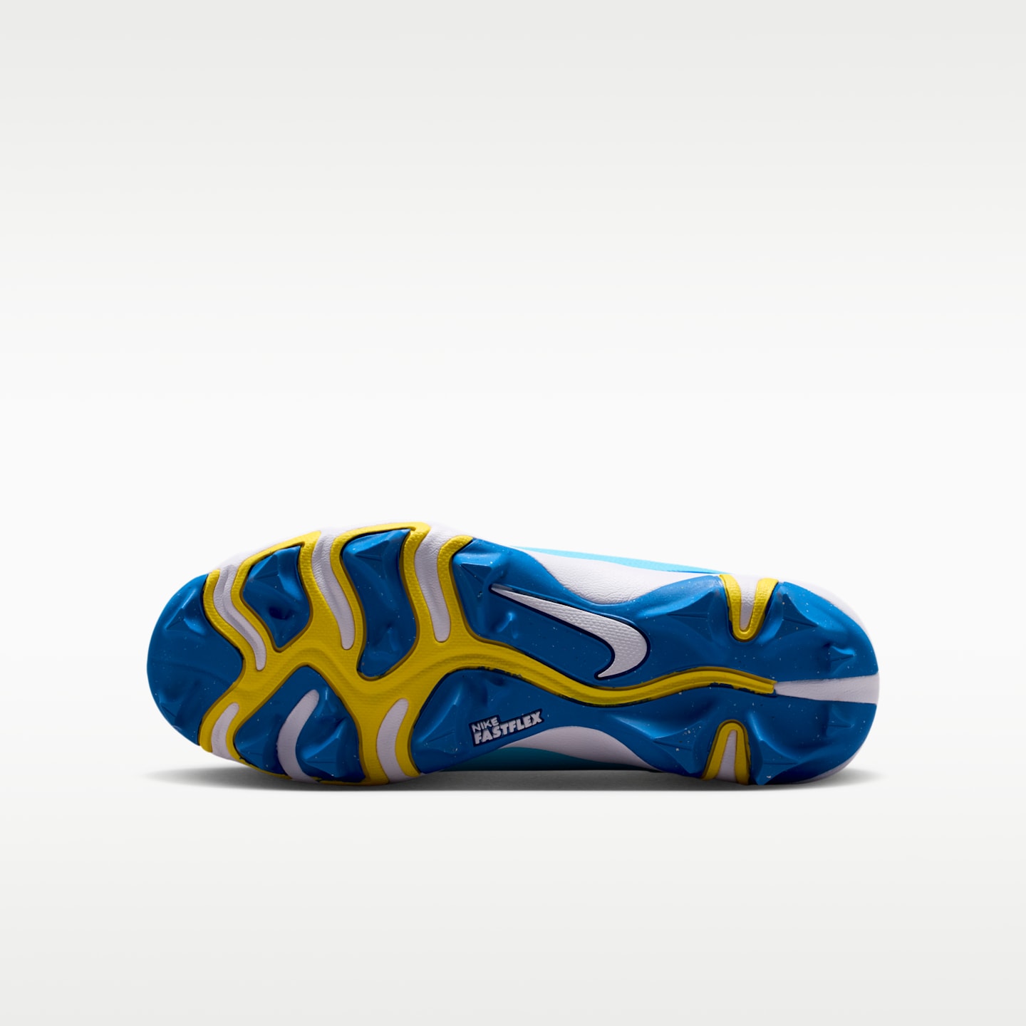 Детские бутсы Nike Vapor Shark 3 "CeeDee Lamb" Football Cleats, цвет: Синий / Жёлтый — фото 2